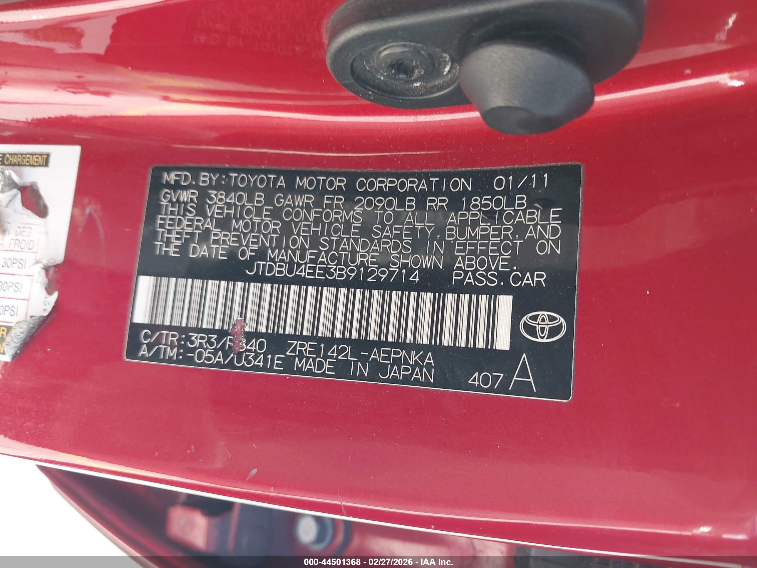 TOYOTA COROLLA image 9