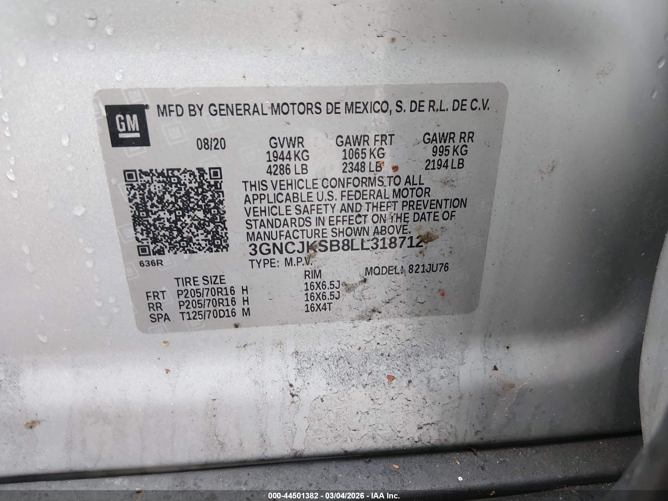 CHEVROLET TRAX image 9