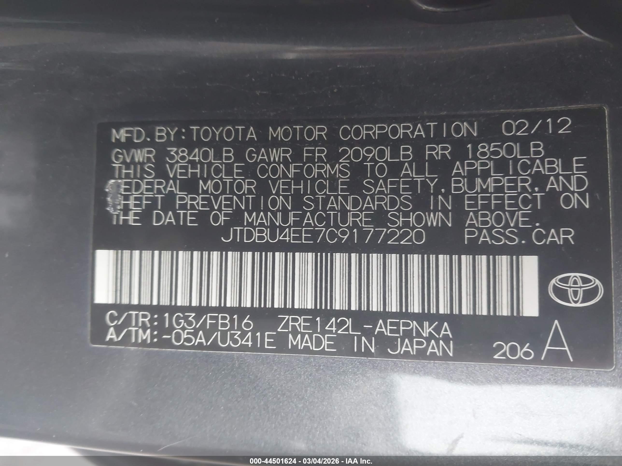 TOYOTA COROLLA image 9