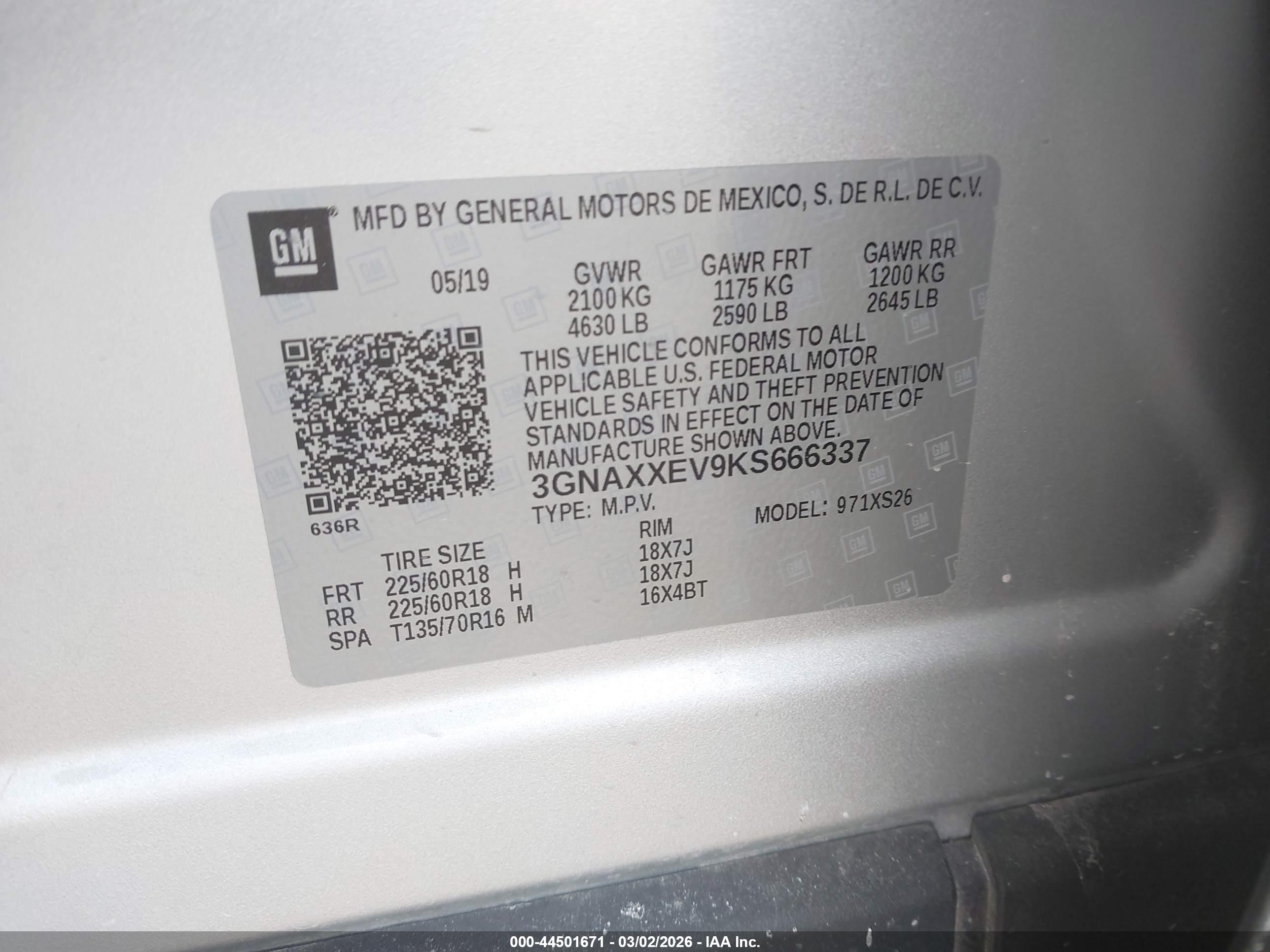 CHEVROLET EQUINOX image 9