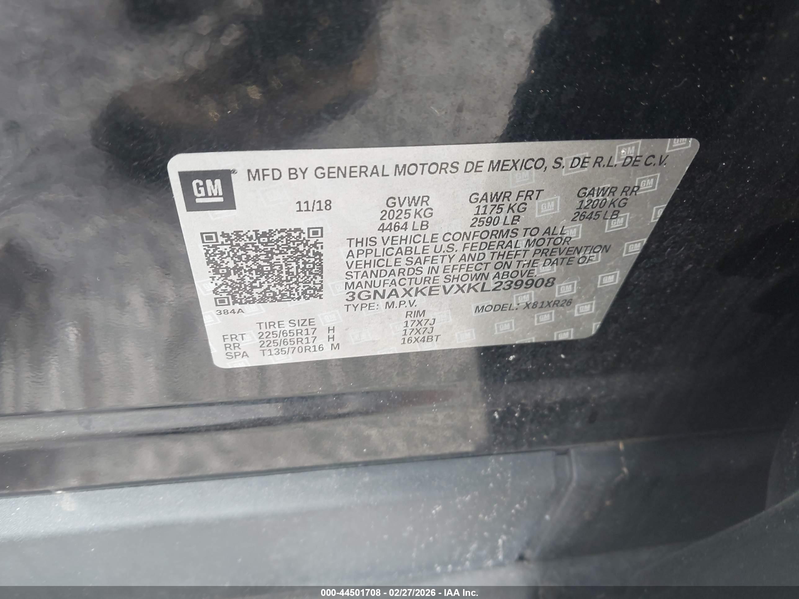 CHEVROLET EQUINOX image 9