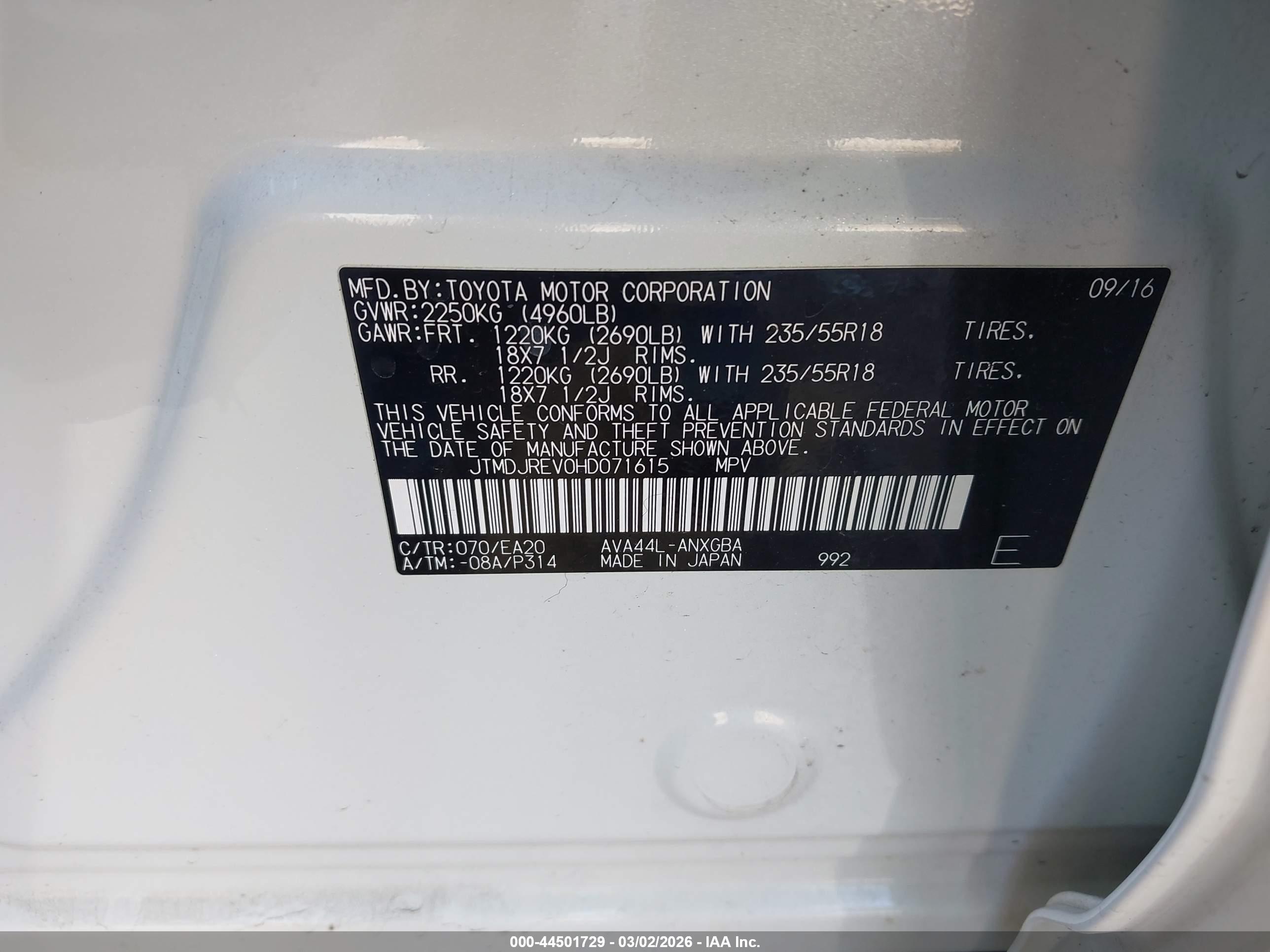 TOYOTA RAV4 image 9