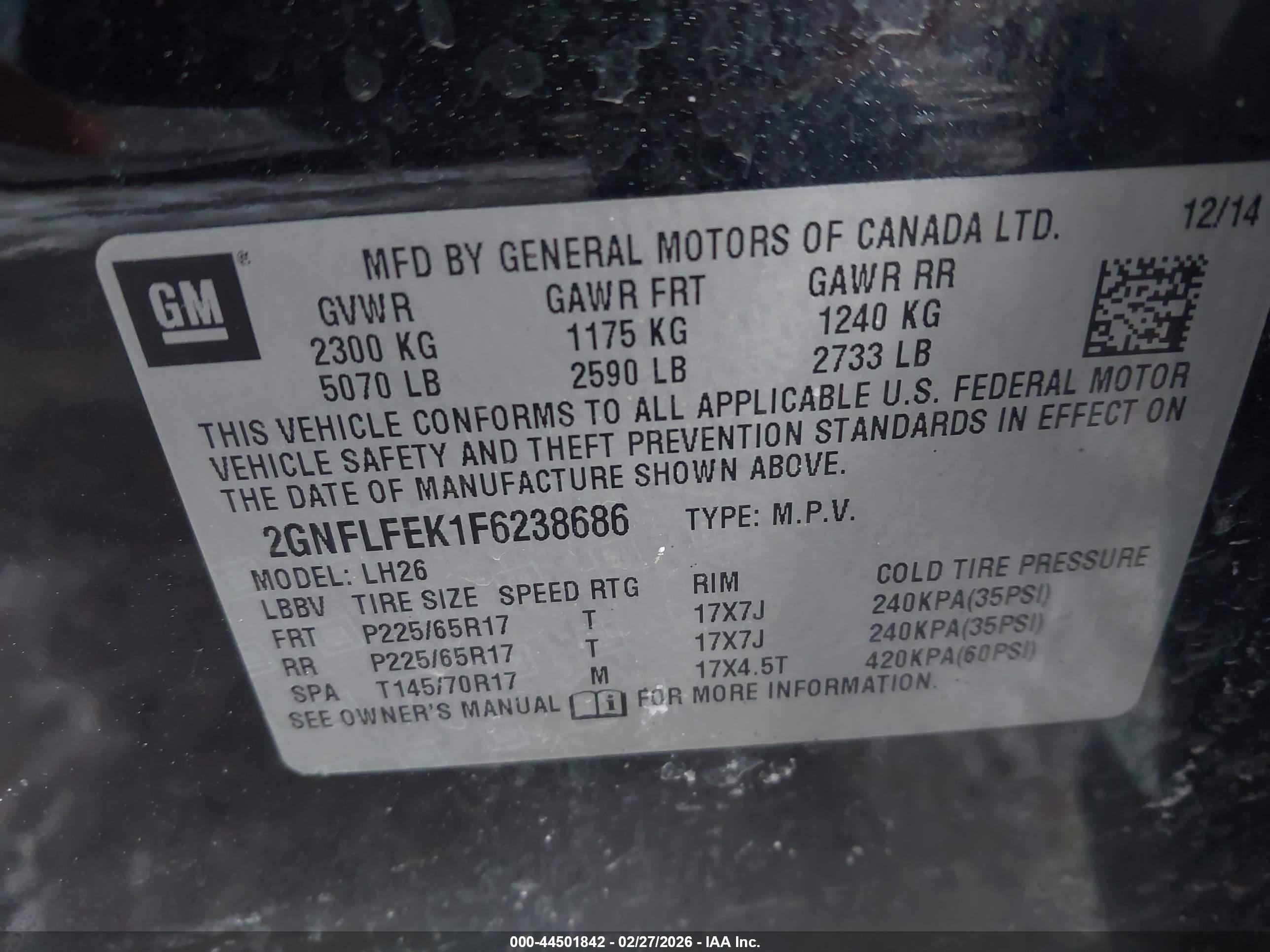 CHEVROLET EQUINOX image 9