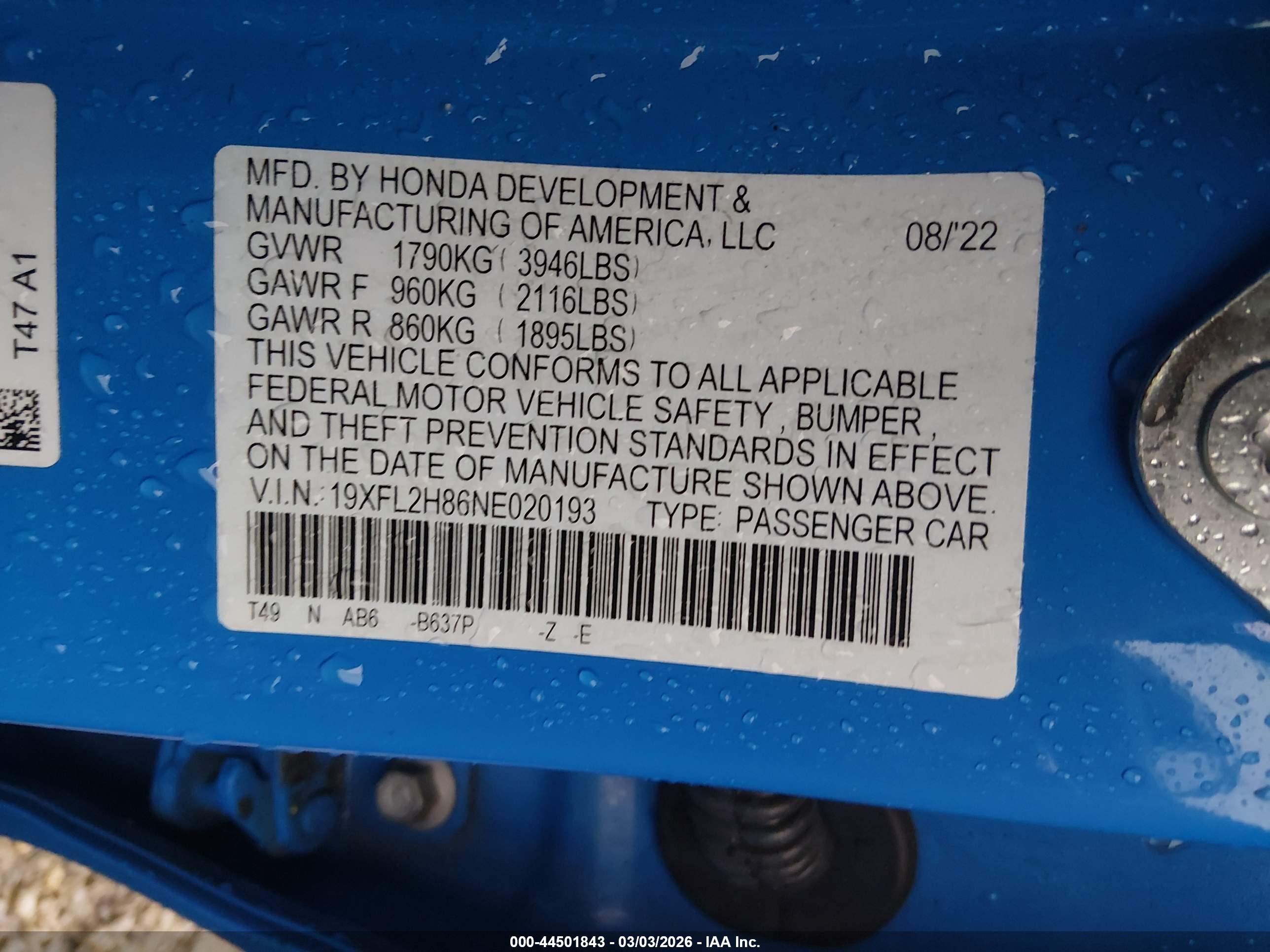 HONDA CIVIC image 9