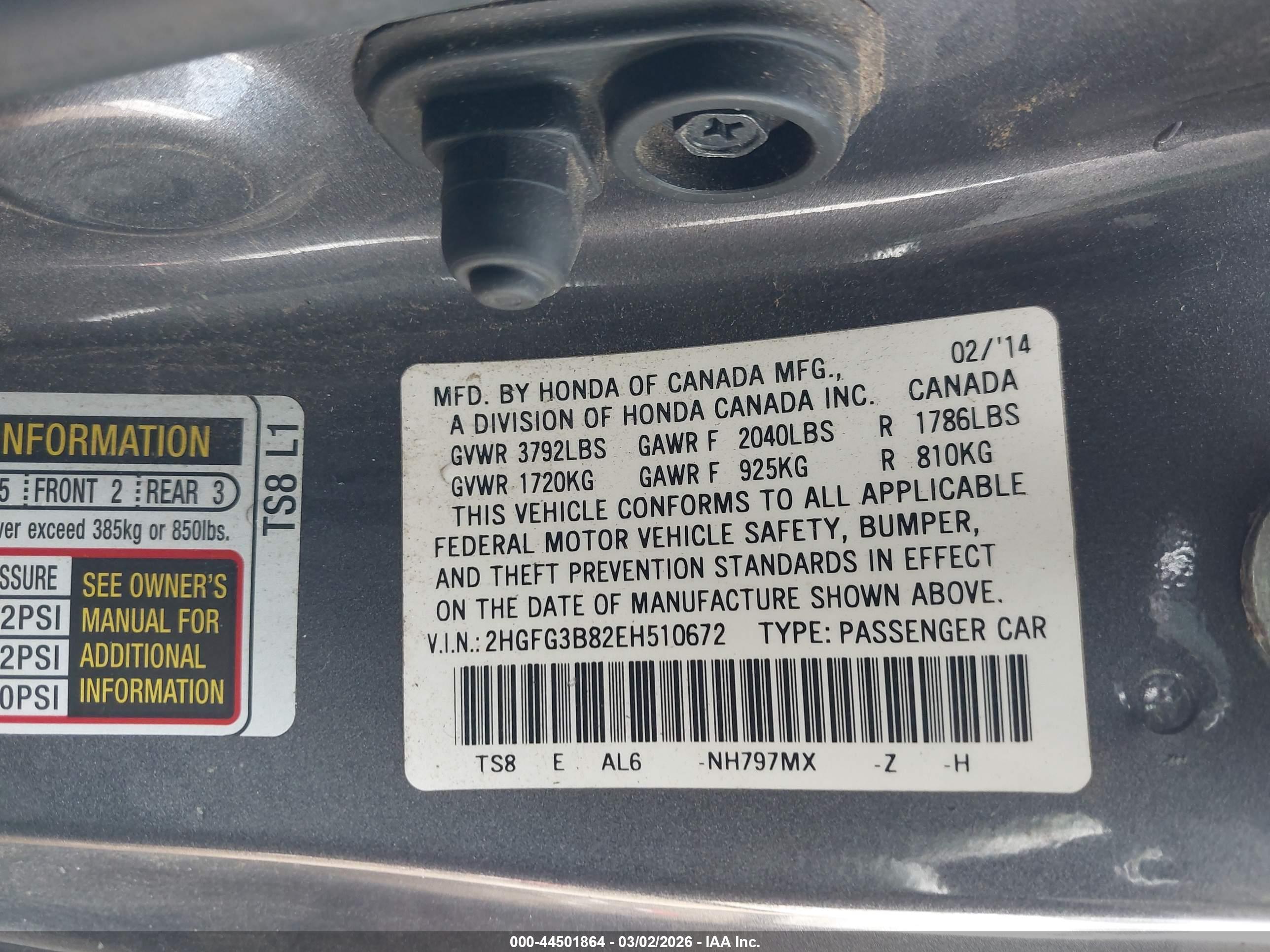 HONDA CIVIC image 9