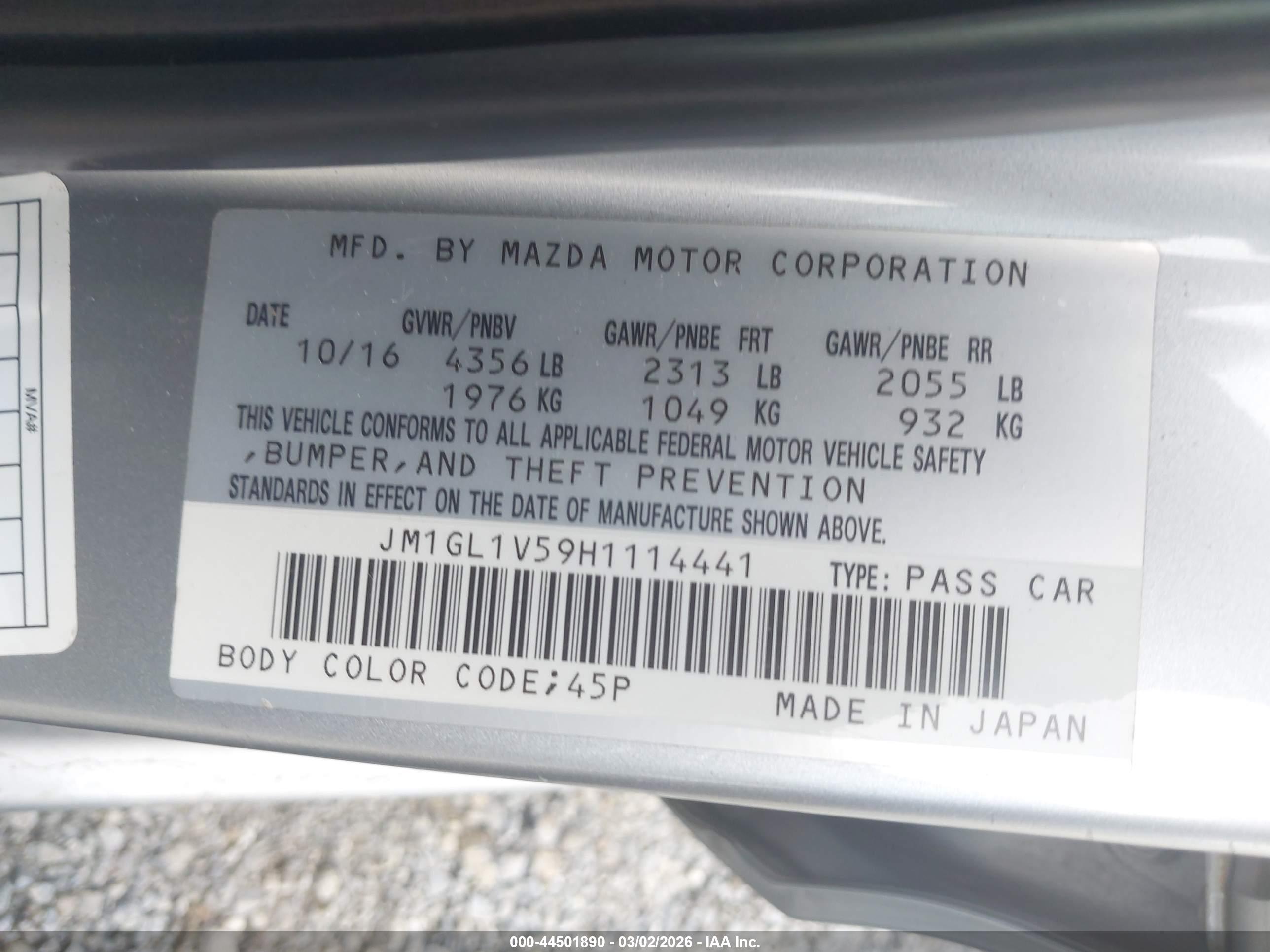 MAZDA MAZDA6 image 9