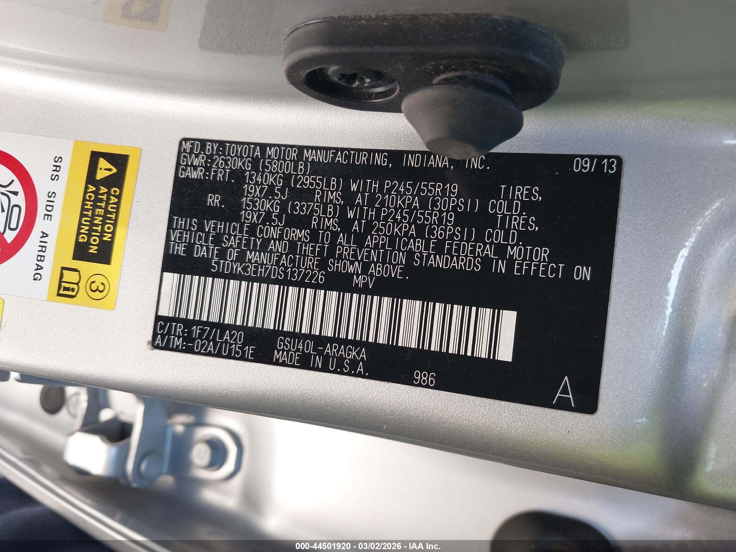 TOYOTA HIGHLANDER image 9