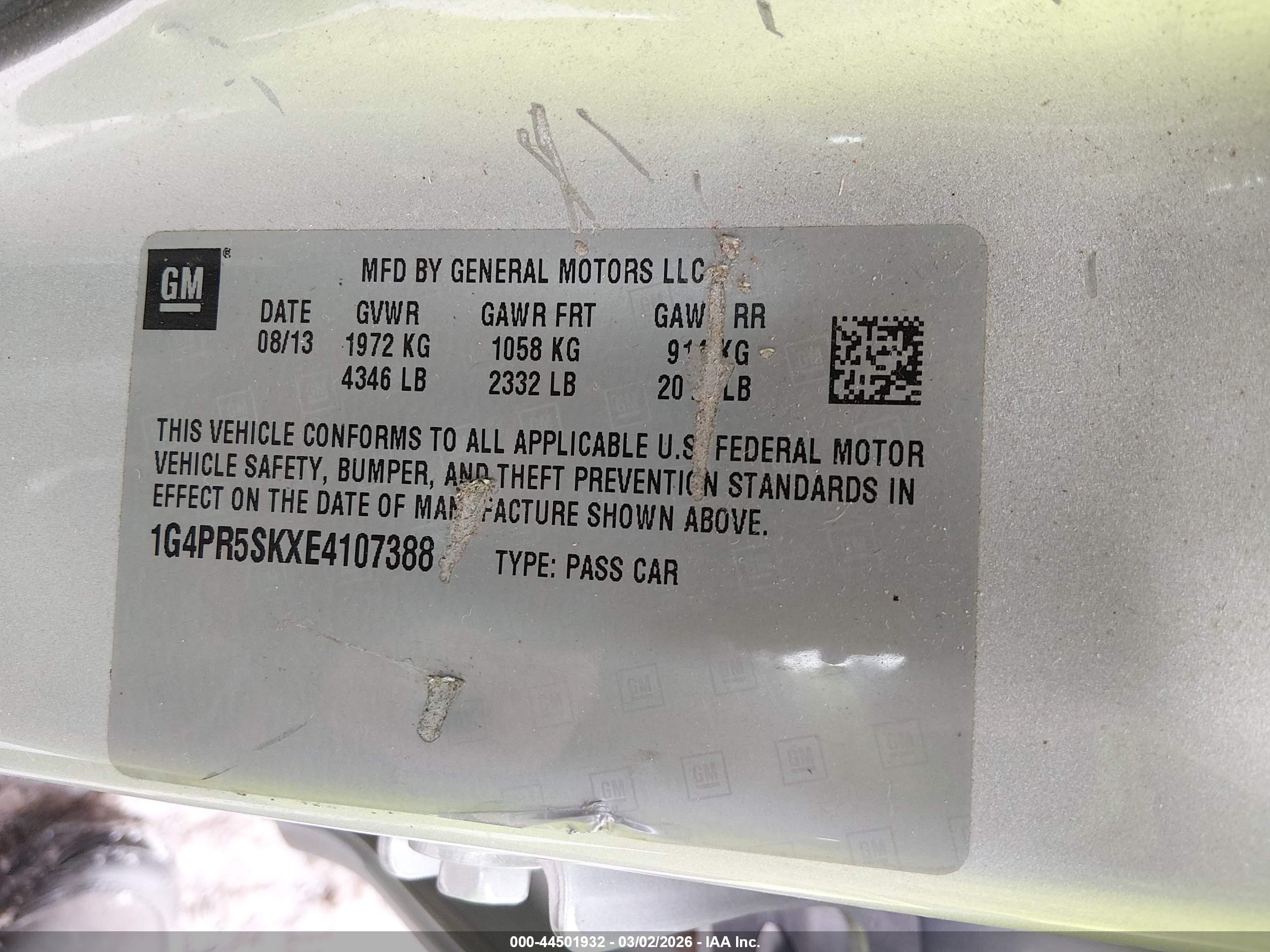 BUICK VERANO image 9