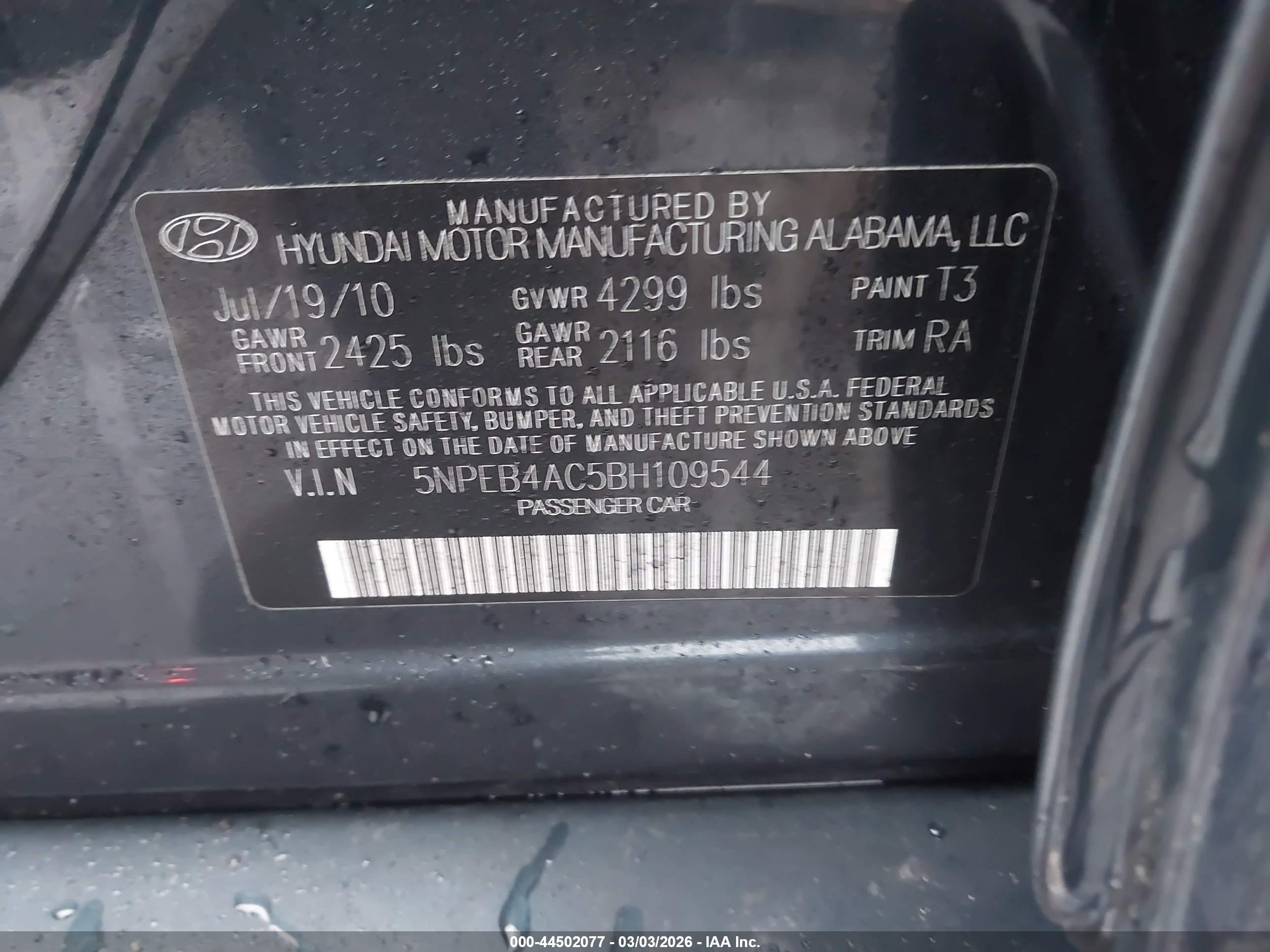 HYUNDAI SONATA image 9
