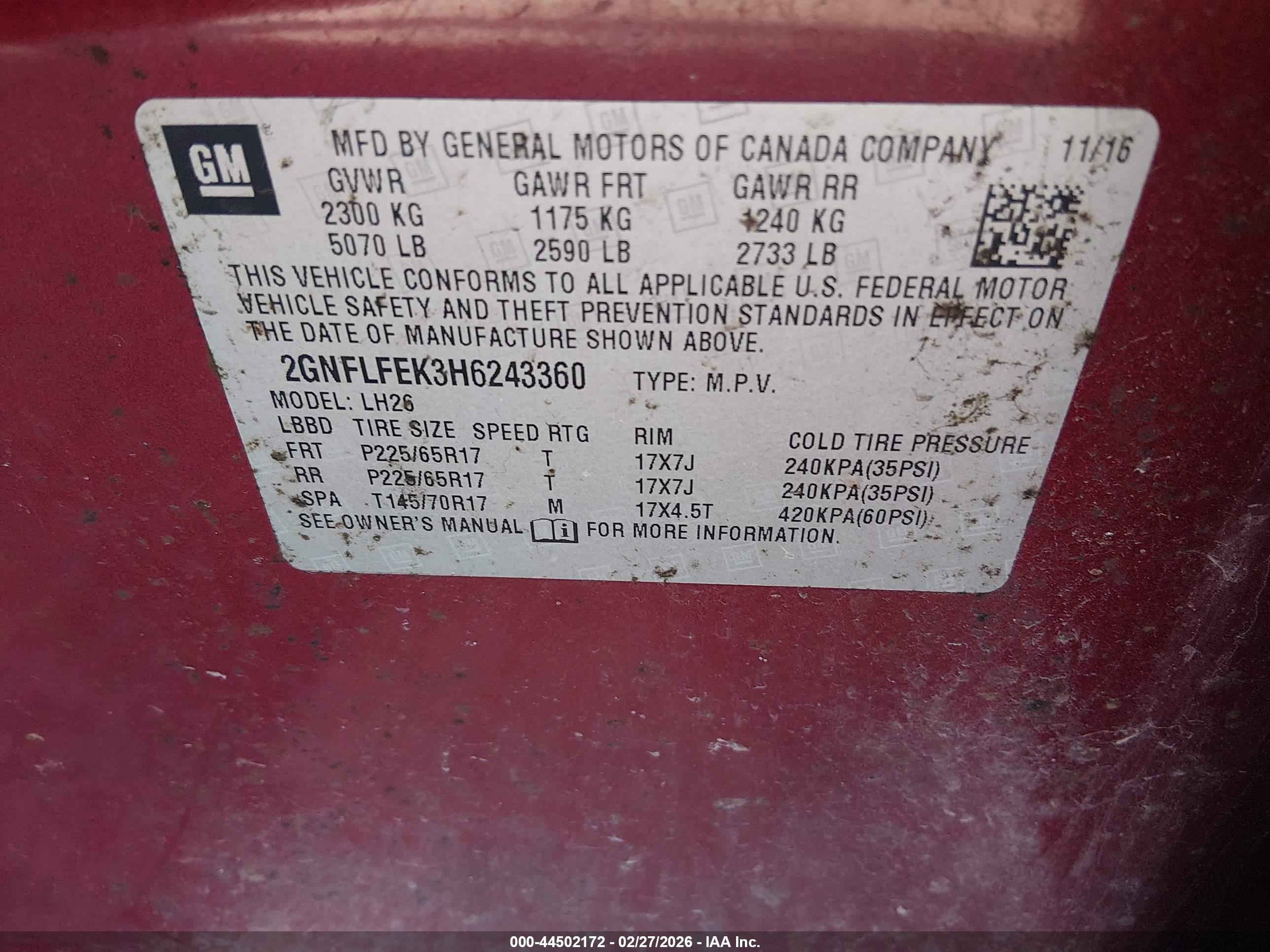 CHEVROLET EQUINOX image 9