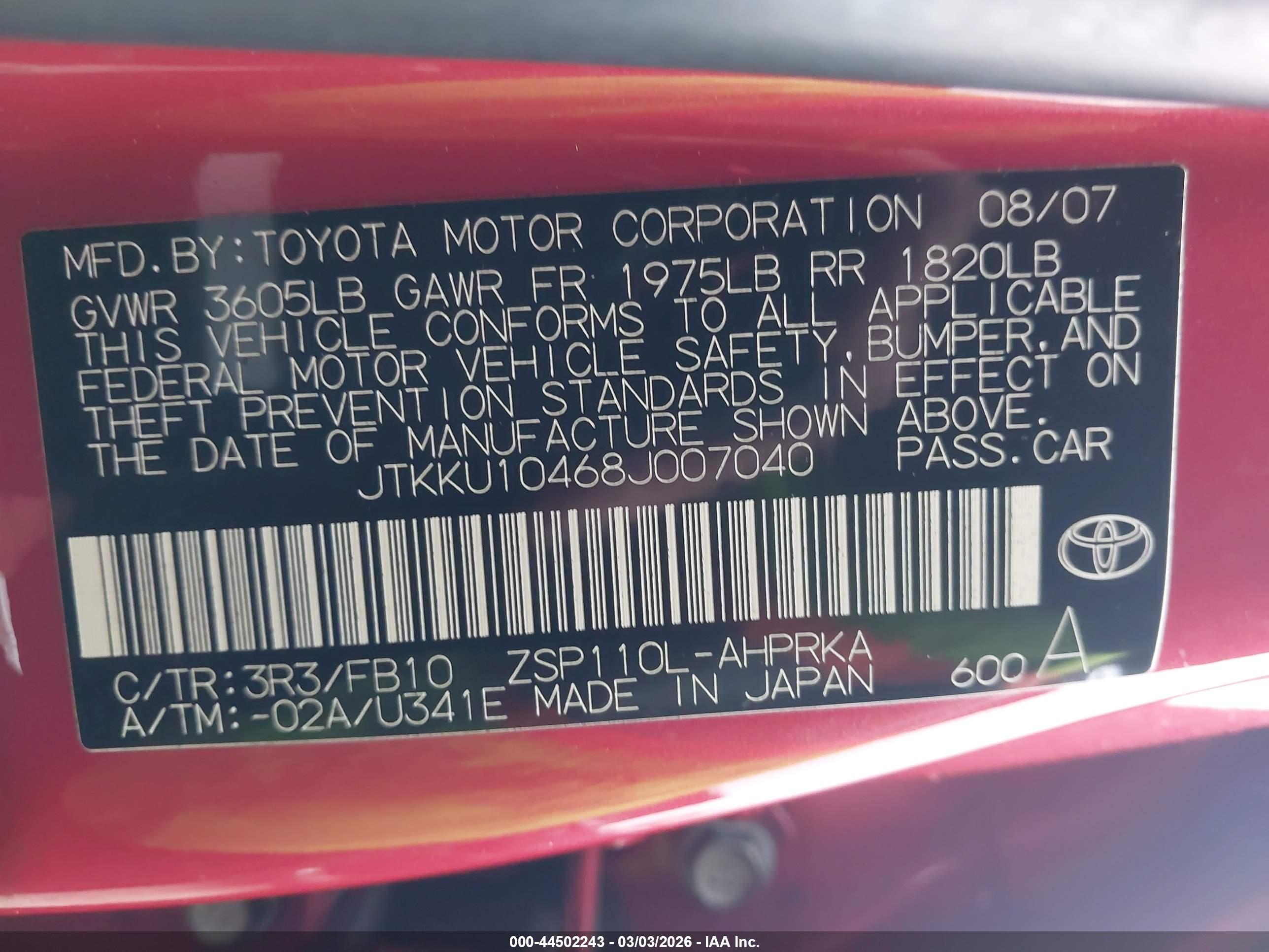 SCION XD image 9