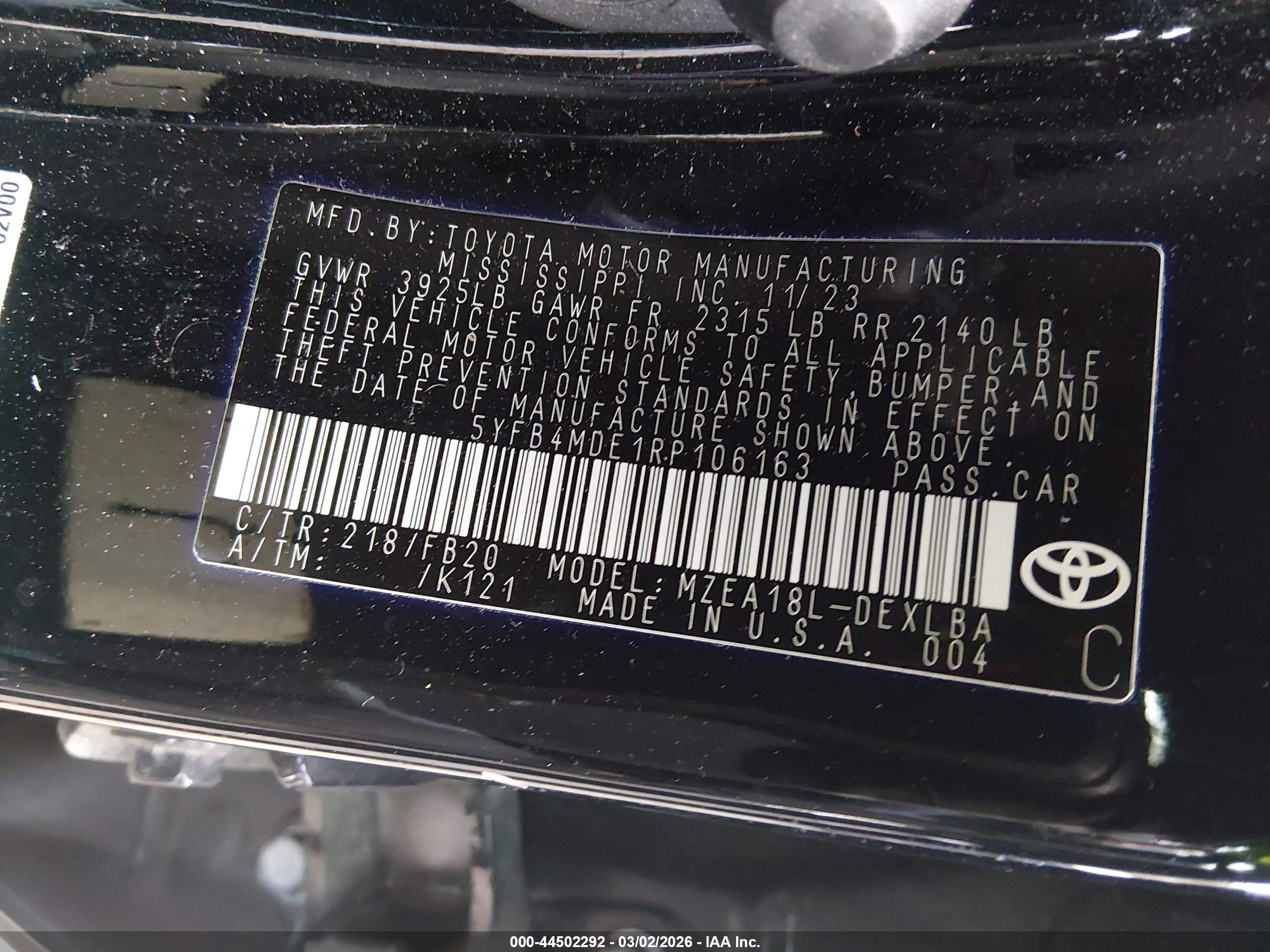 TOYOTA COROLLA image 9