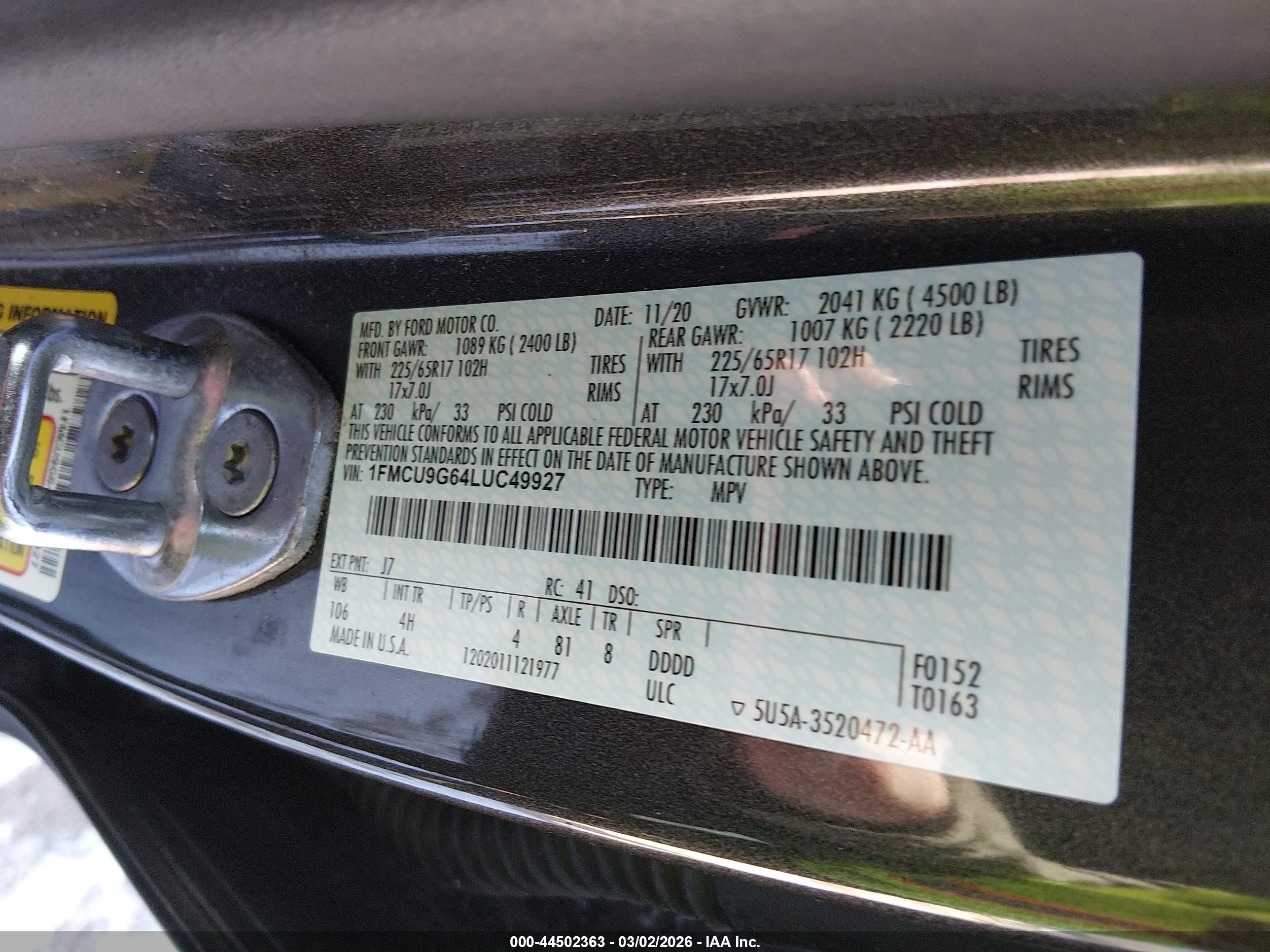 FORD ESCAPE image 9