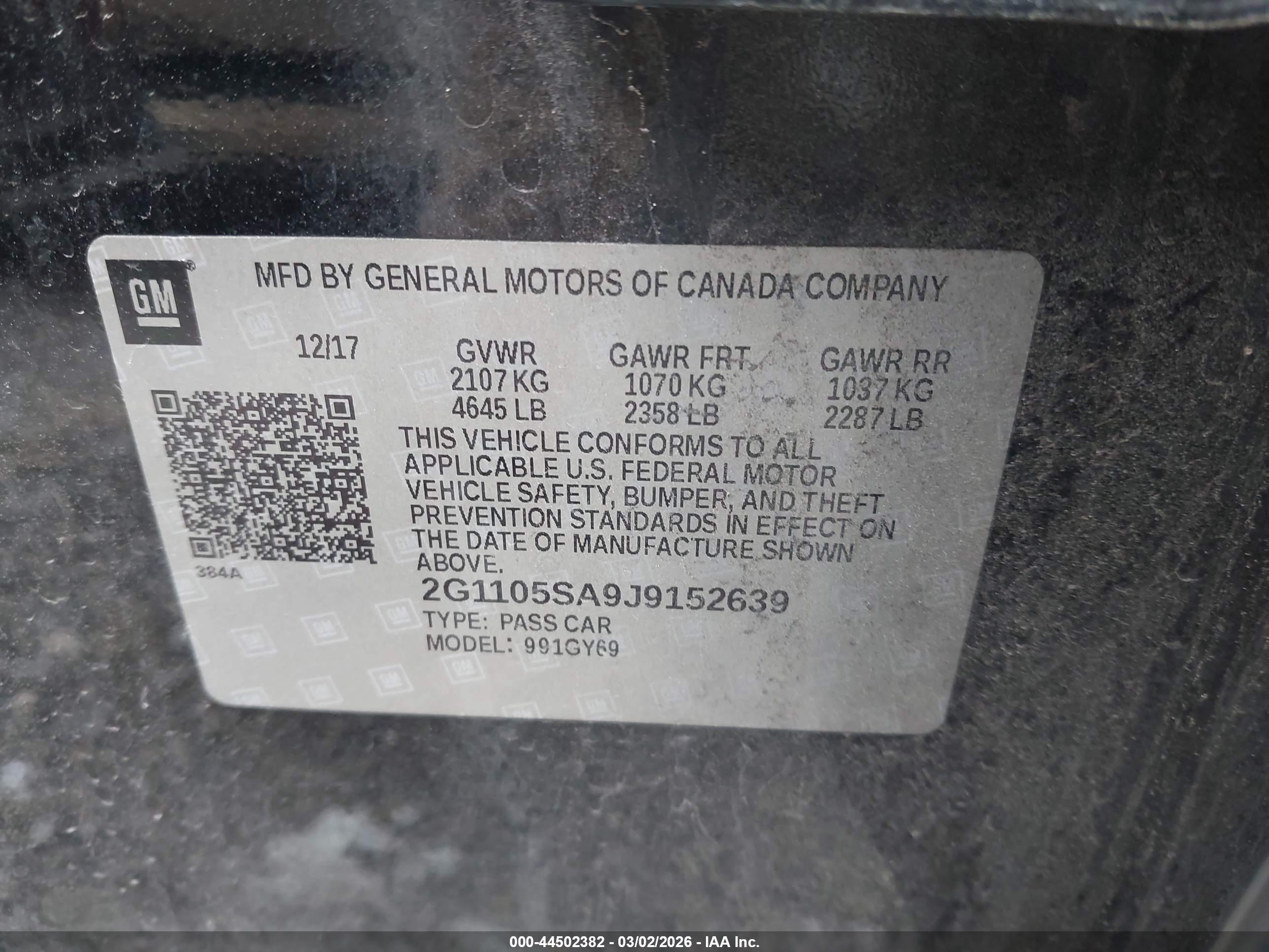 CHEVROLET IMPALA image 9