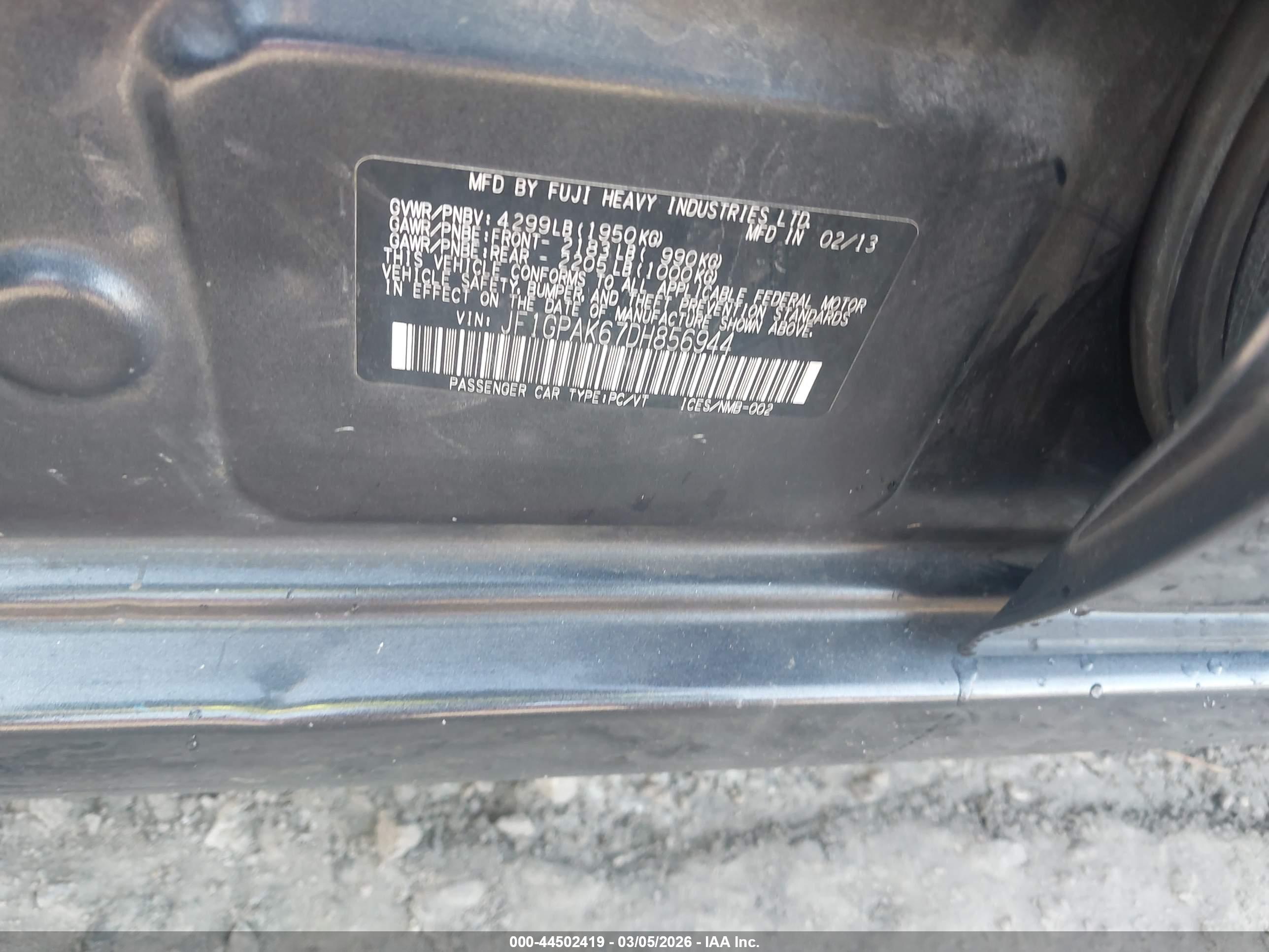 SUBARU IMPREZA image 9
