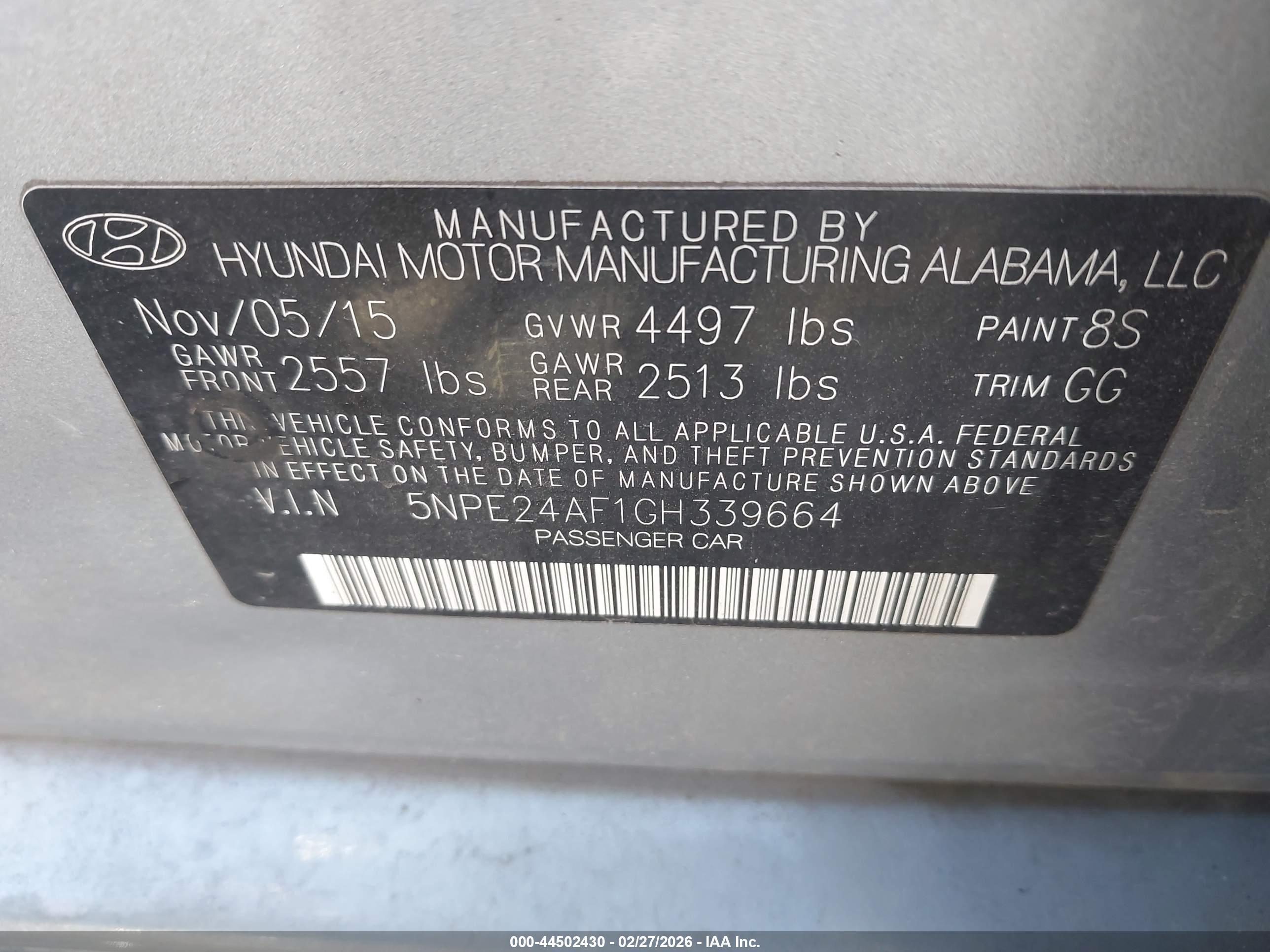 HYUNDAI SONATA image 9