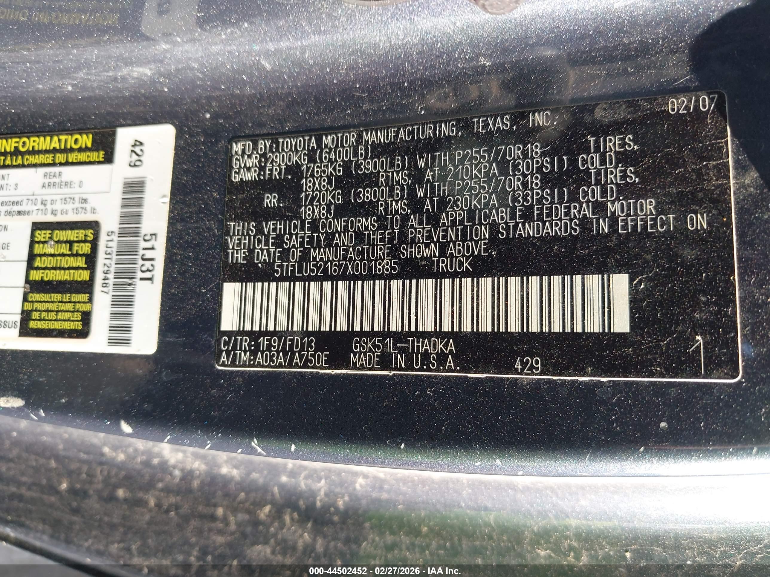 TOYOTA TUNDRA image 9