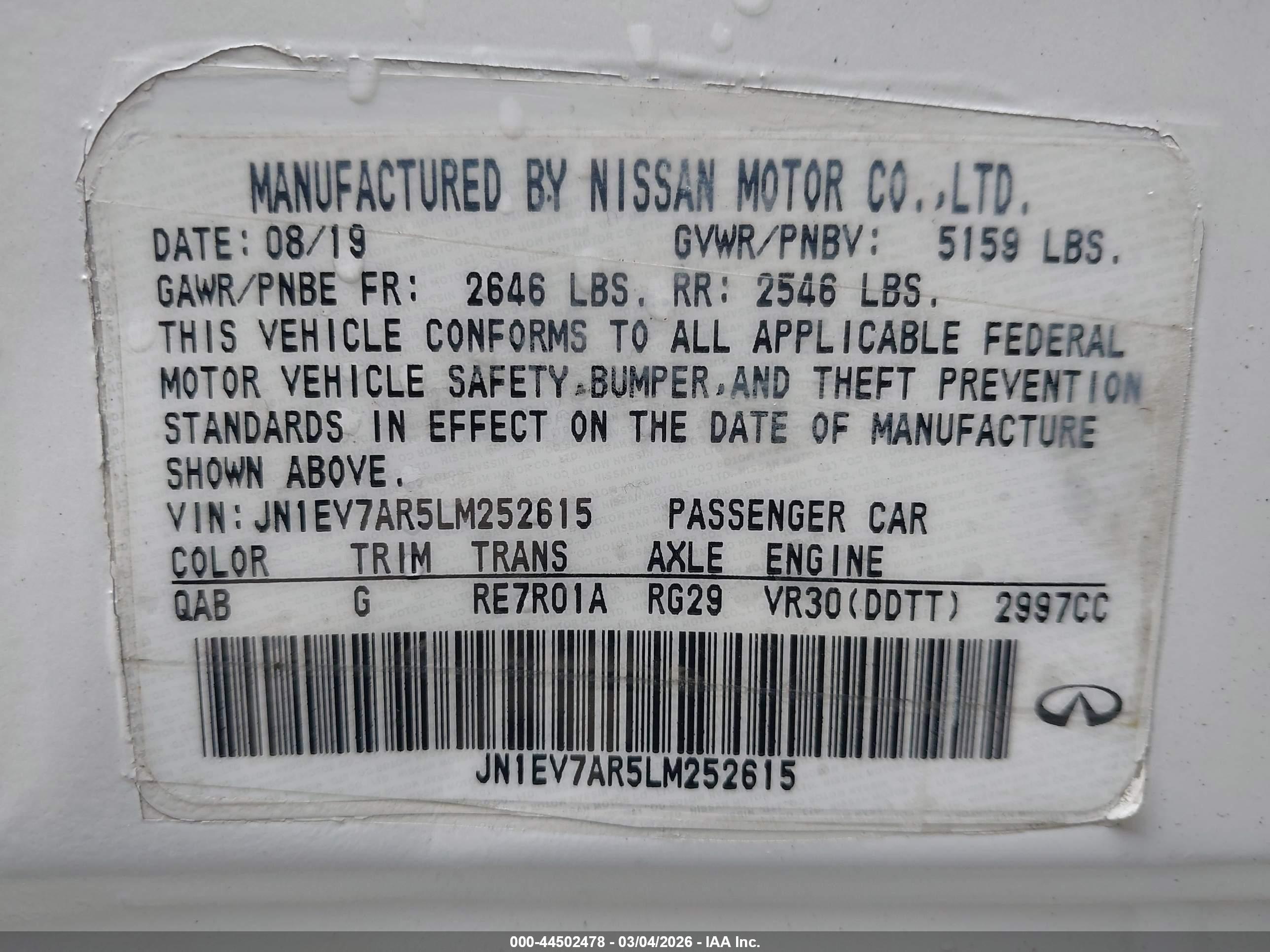 INFINITI Q50 image 9