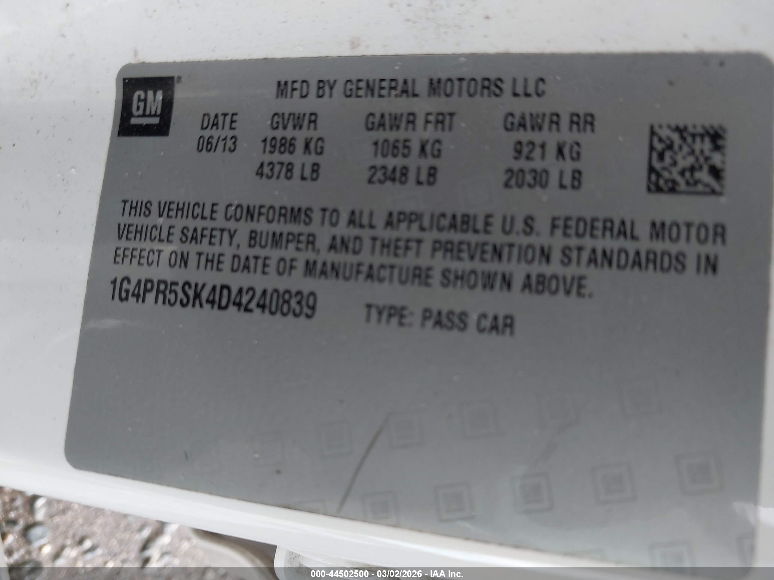 BUICK VERANO image 9