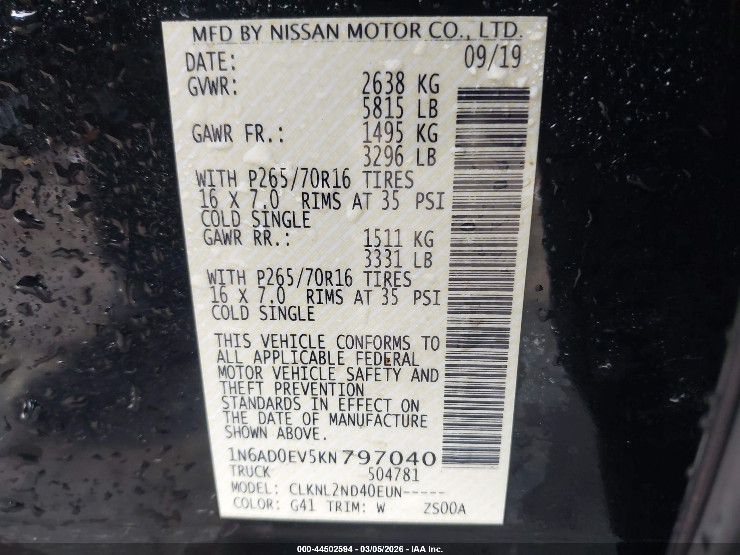 NISSAN FRONTIER image 9