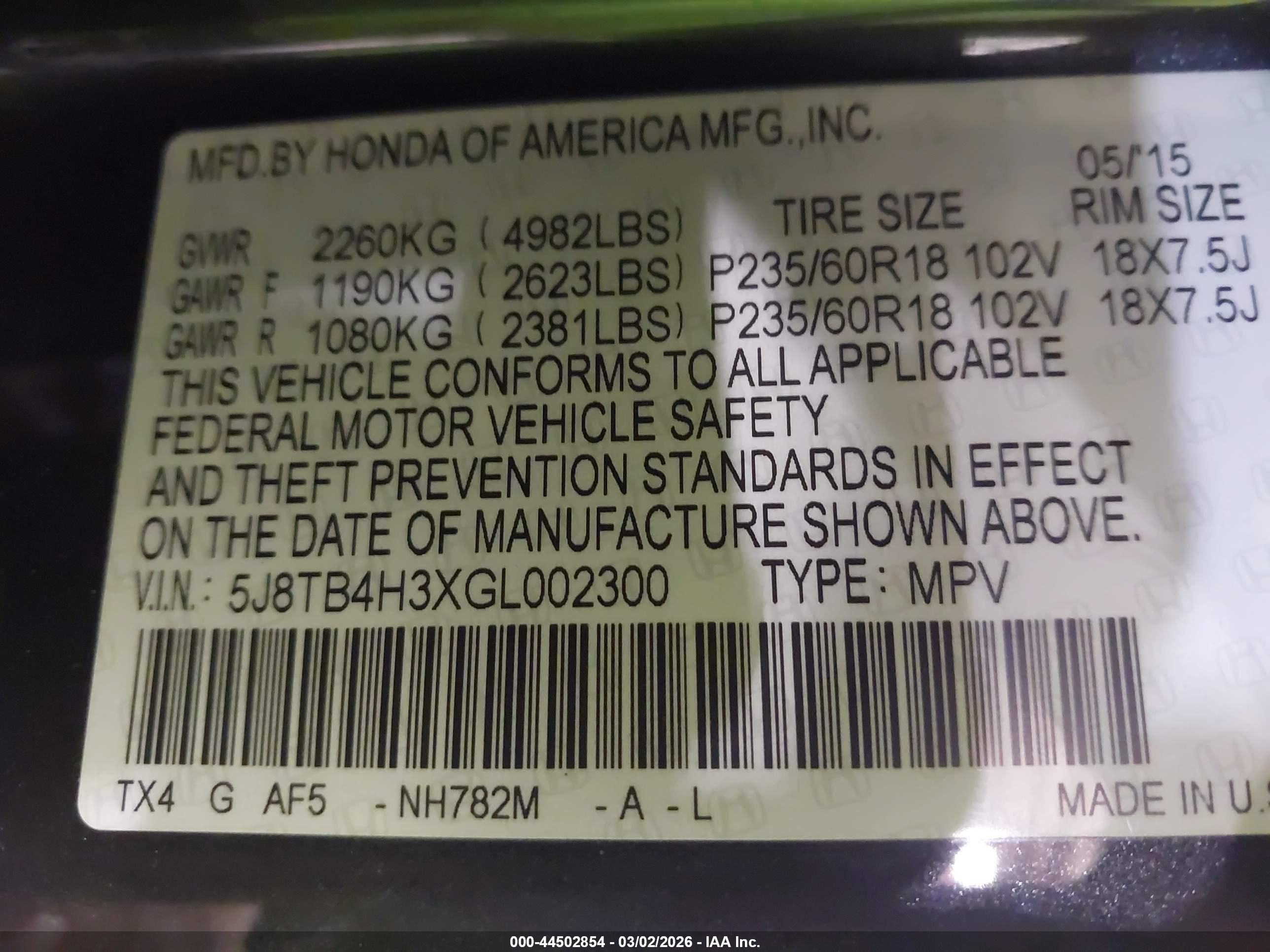 ACURA RDX image 9