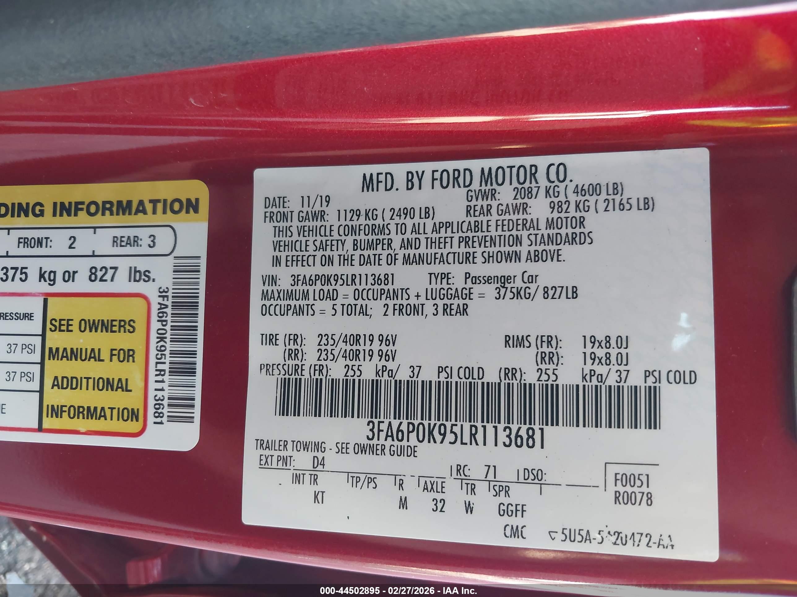 FORD FUSION image 9