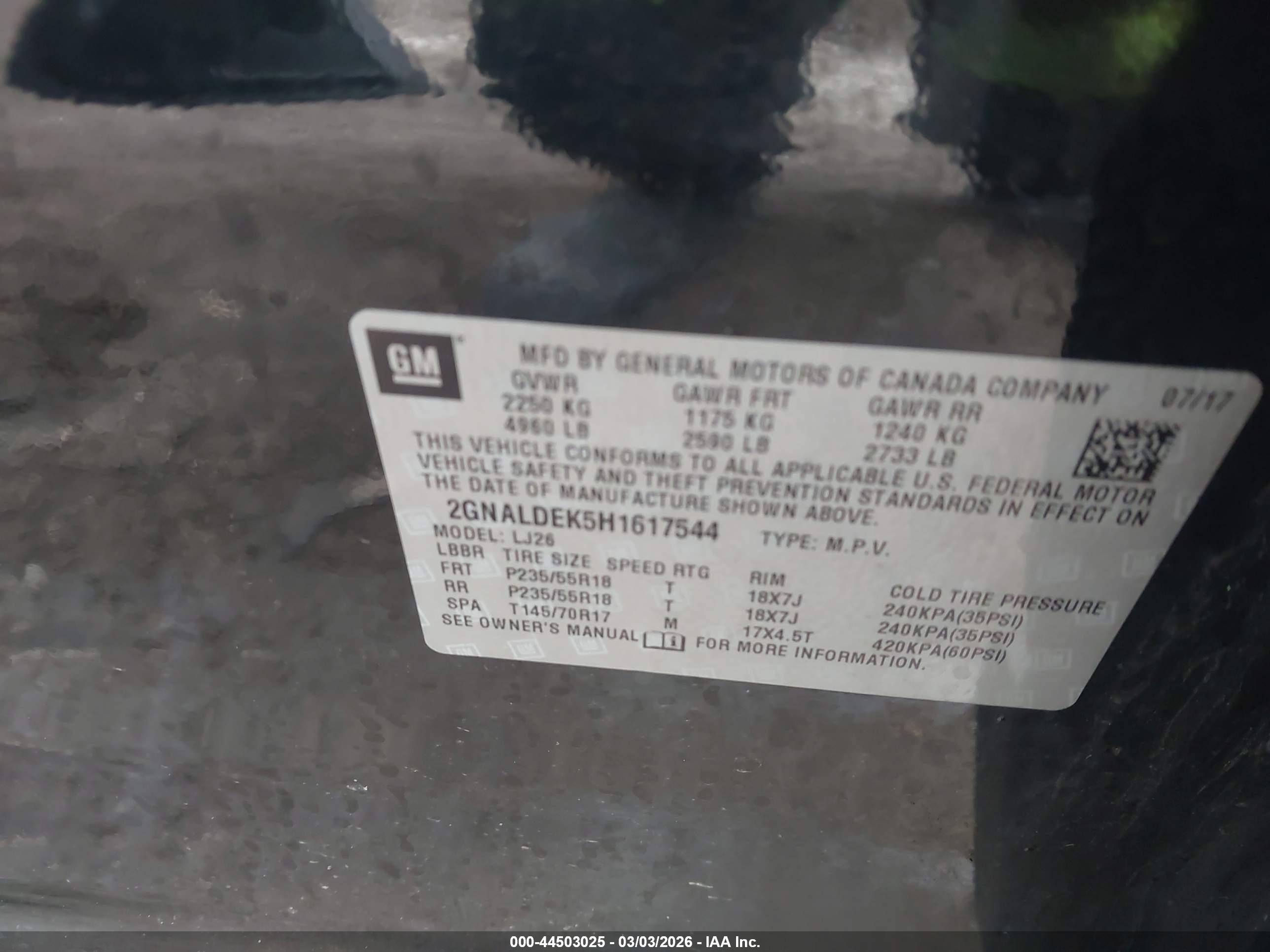 CHEVROLET EQUINOX image 9