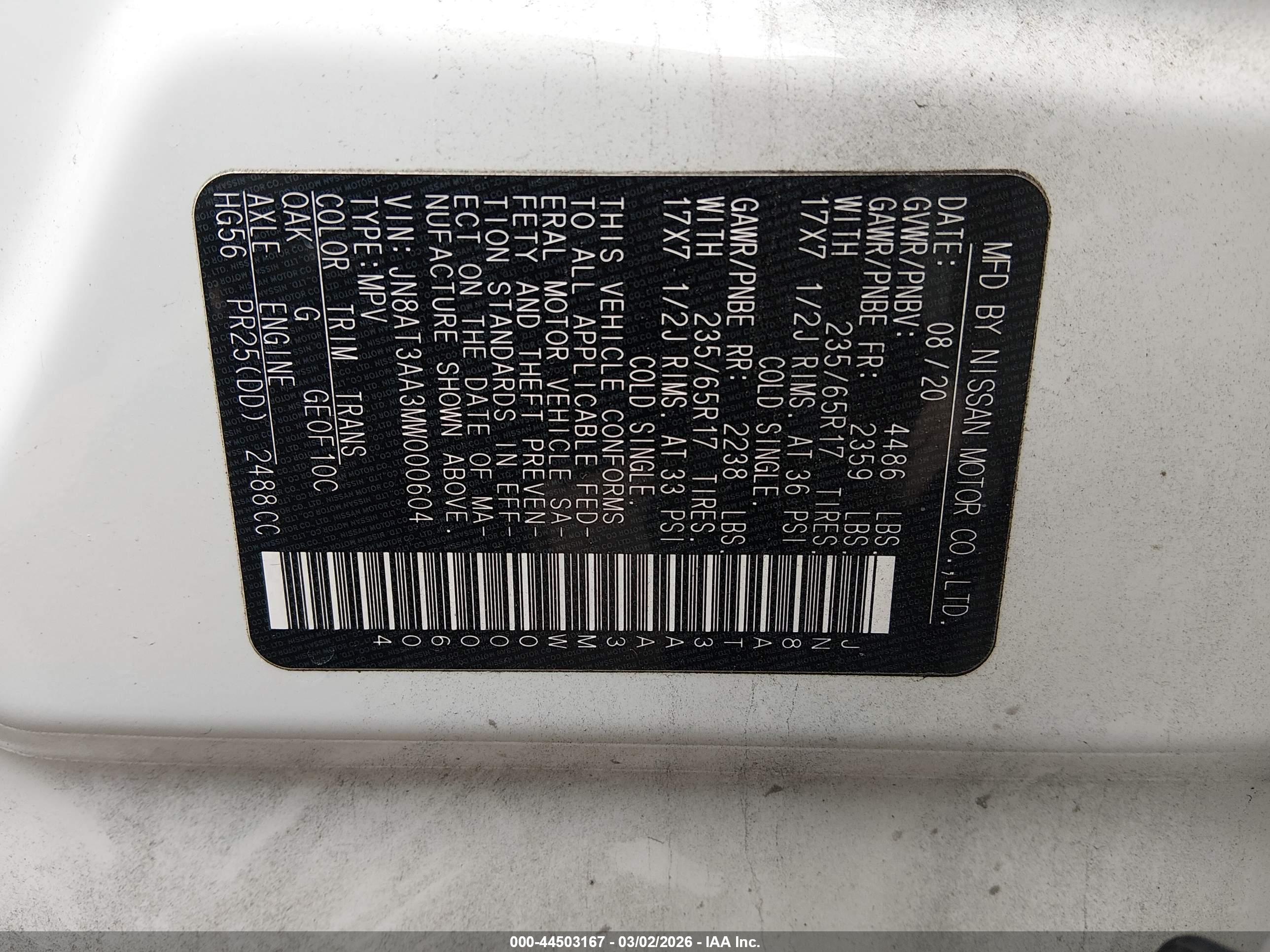 NISSAN ROGUE image 9