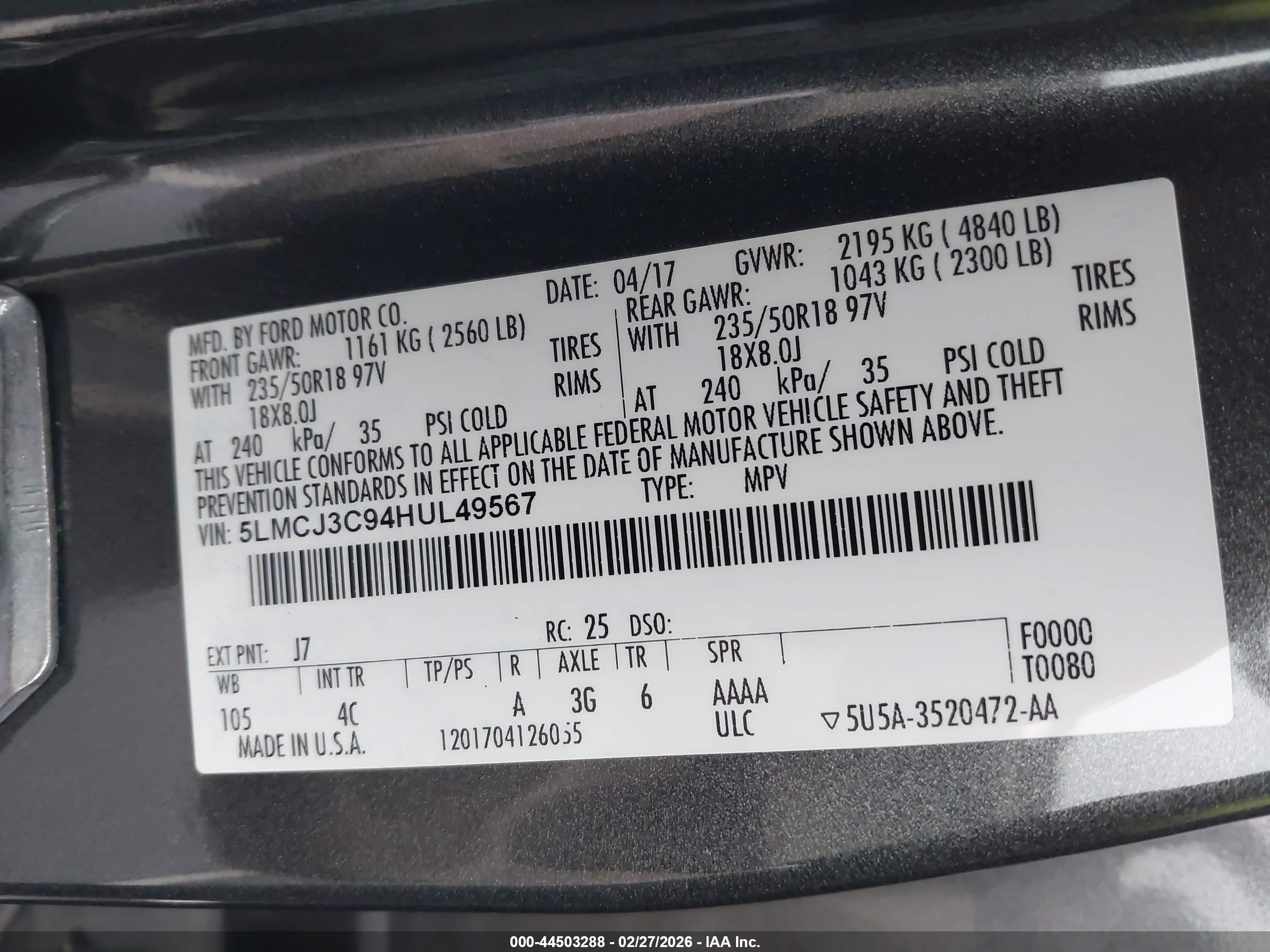 LINCOLN MKC image 9