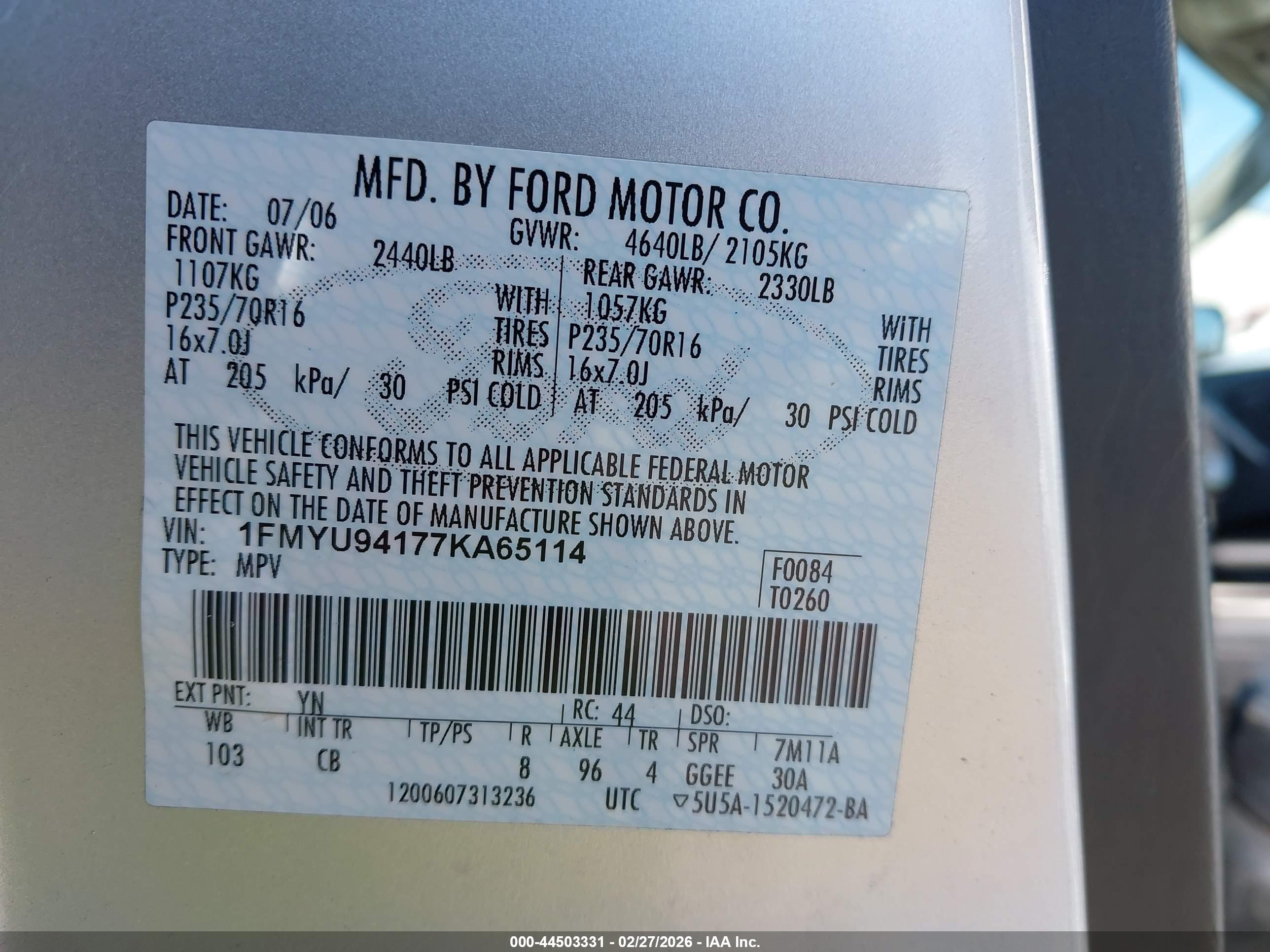 FORD ESCAPE image 9