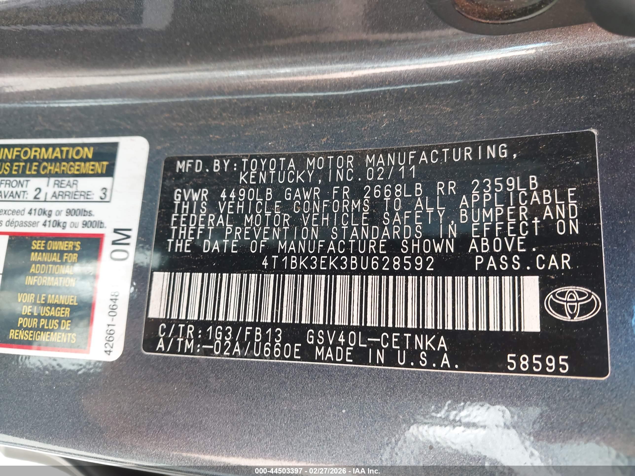 TOYOTA CAMRY image 9
