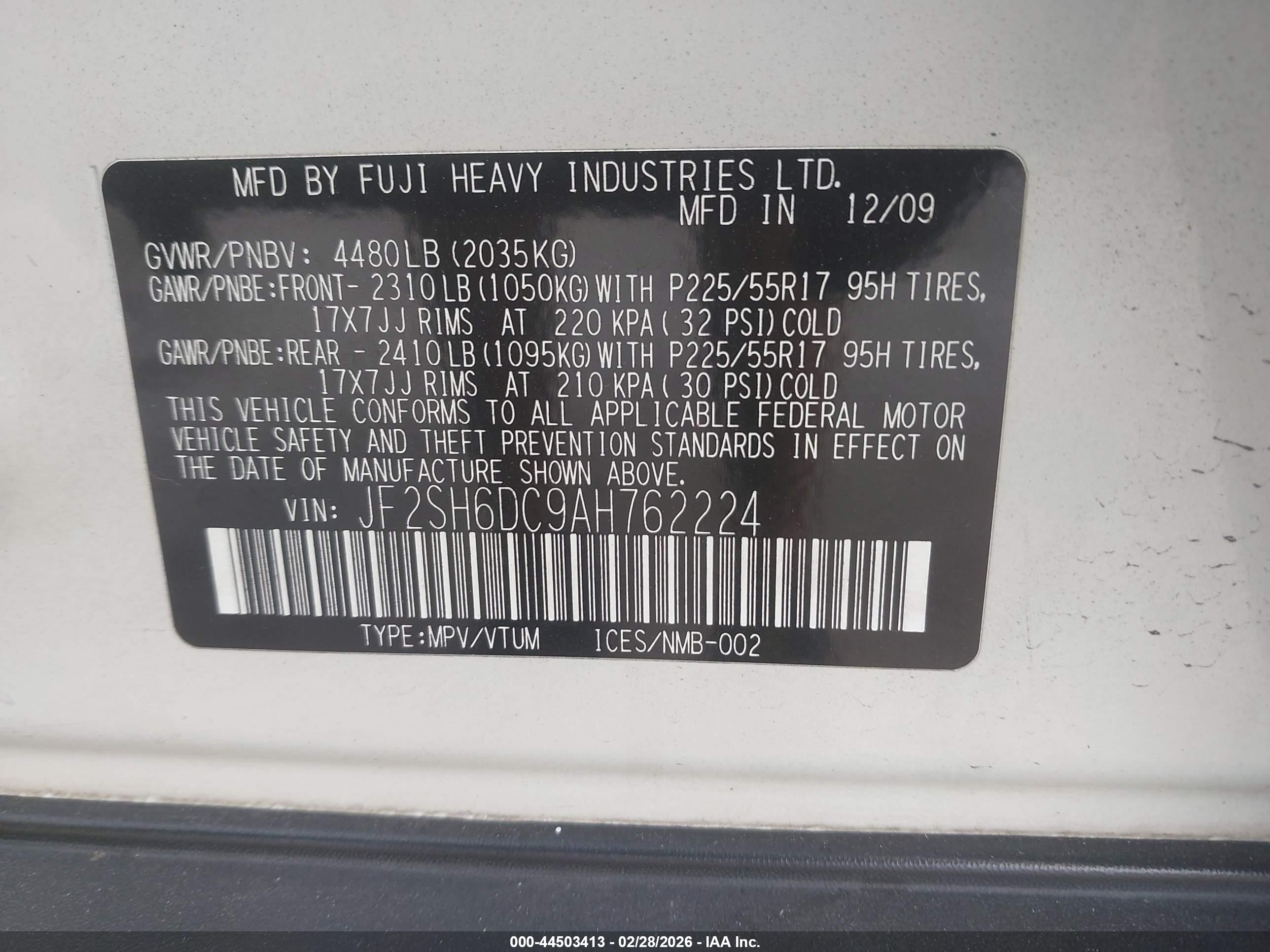SUBARU FORESTER image 9