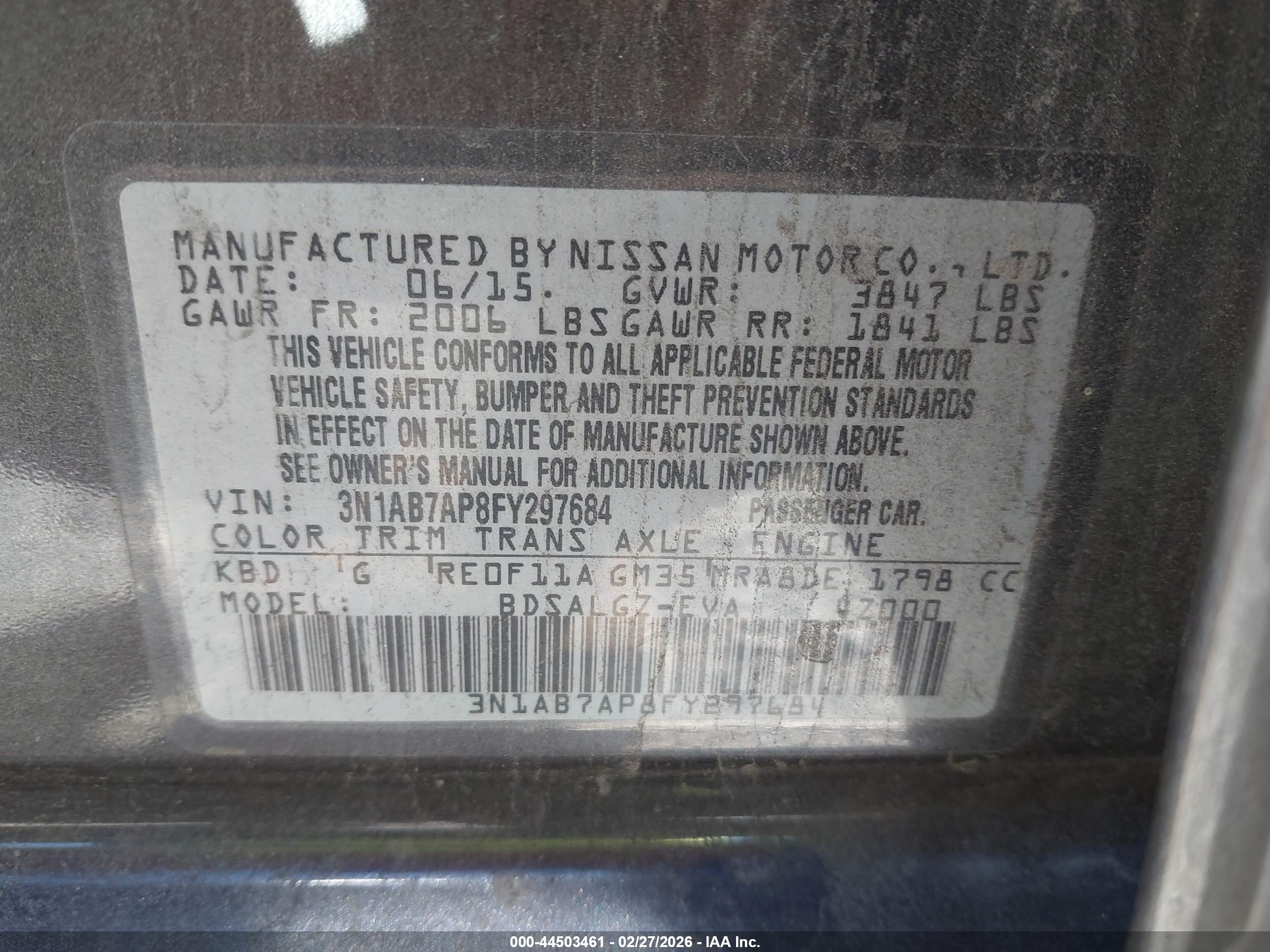 NISSAN SENTRA image 9