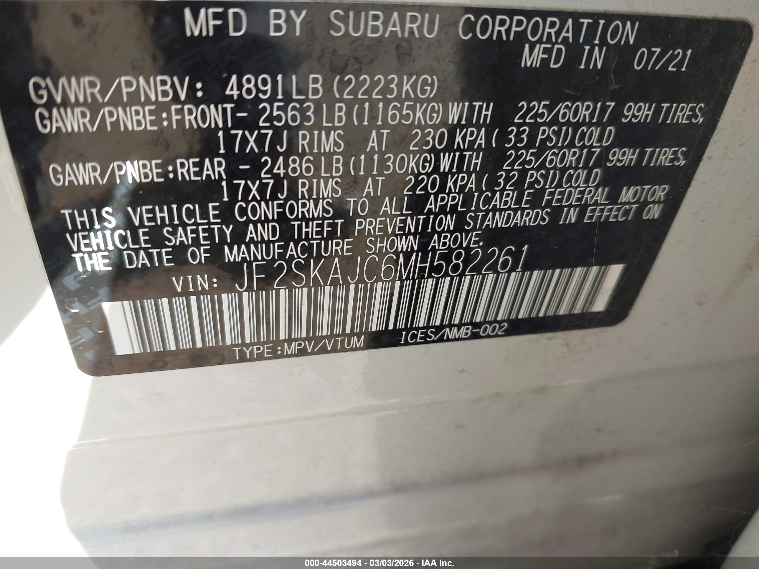 SUBARU FORESTER image 9