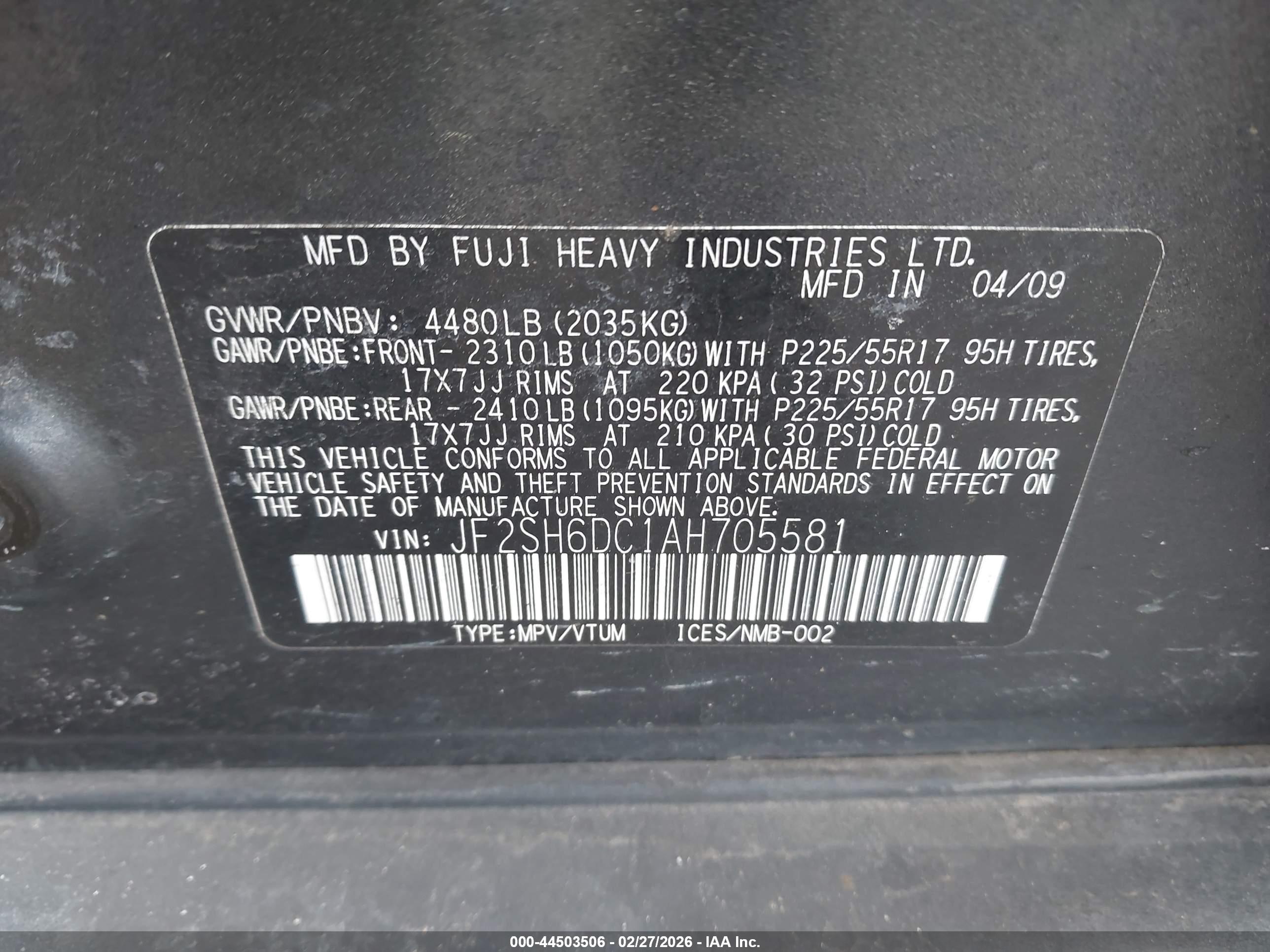 SUBARU FORESTER image 9