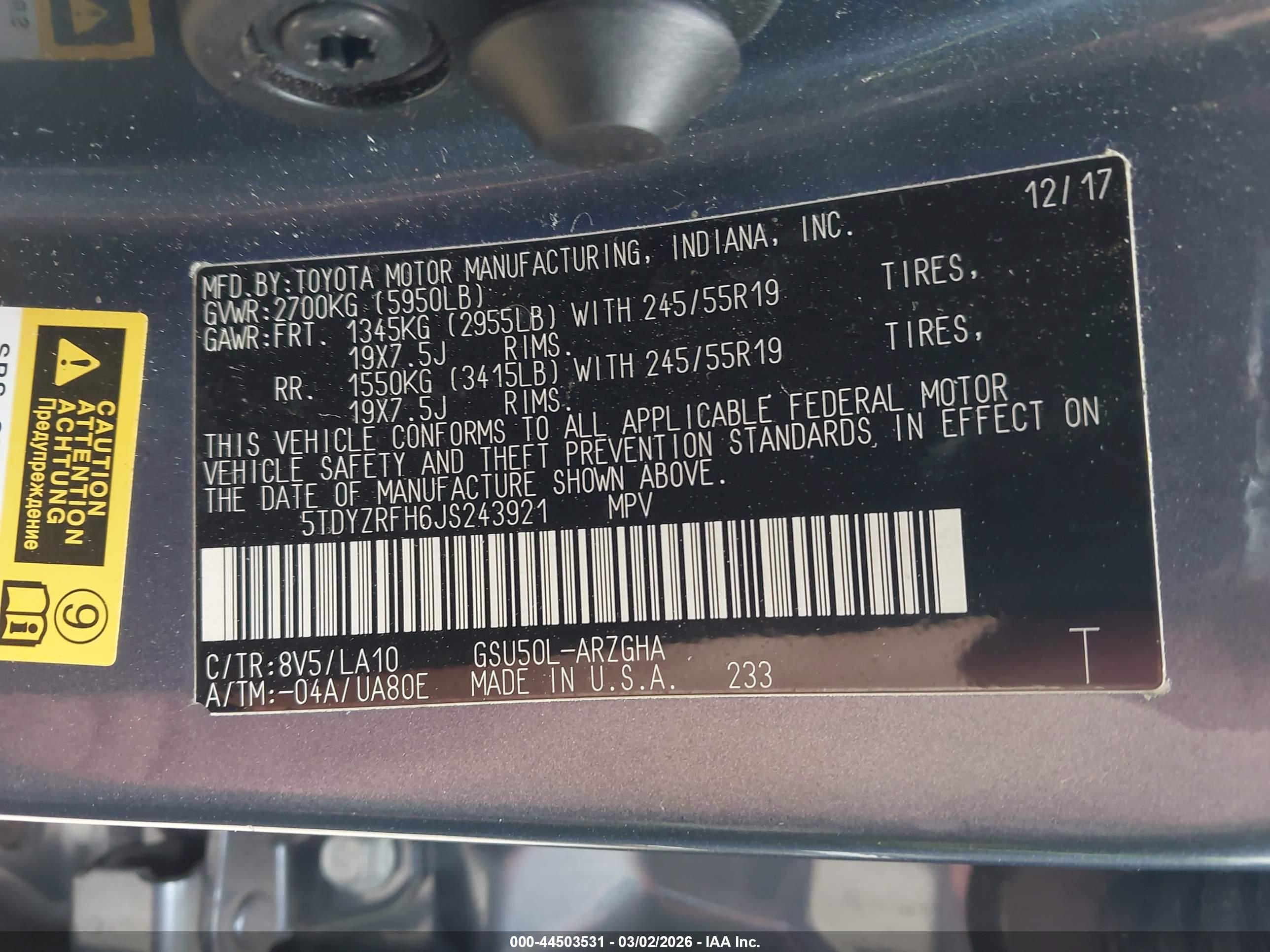 TOYOTA HIGHLANDER image 9