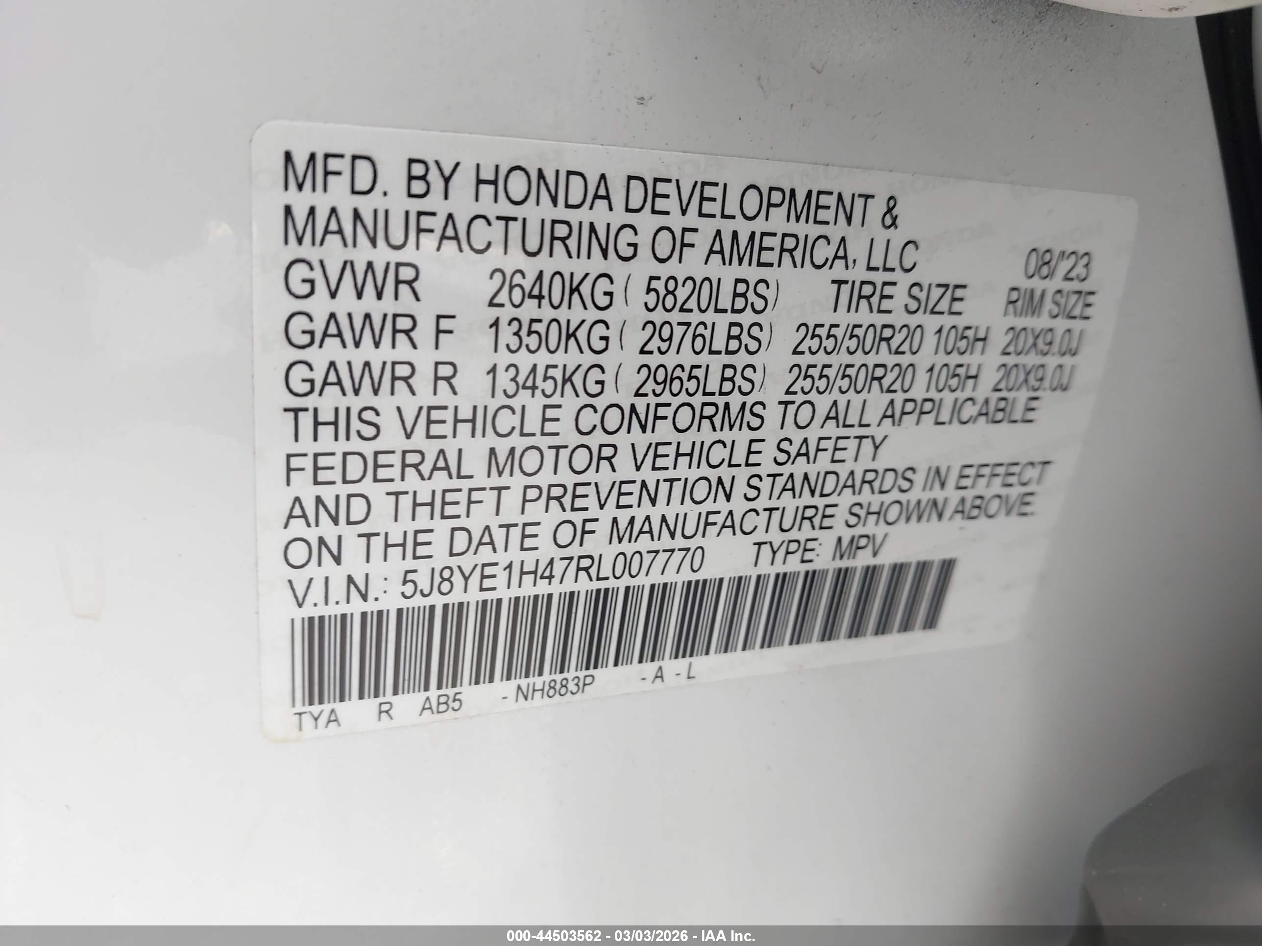 ACURA MDX image 9