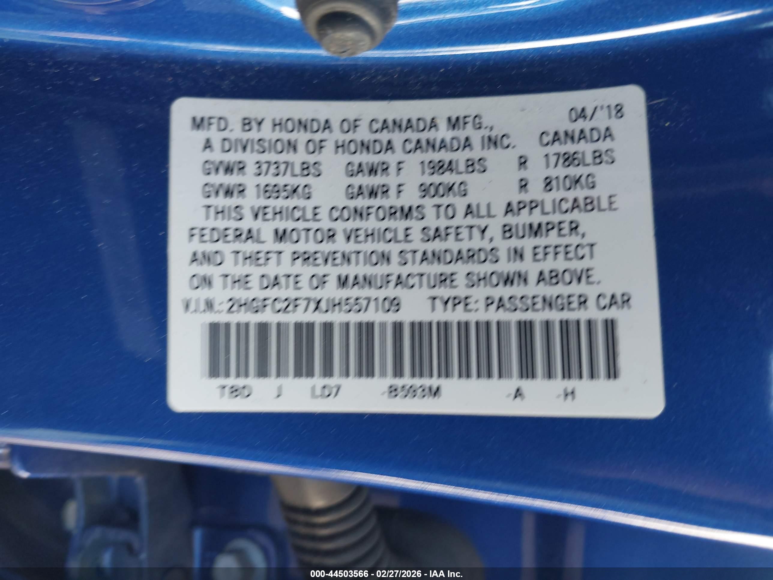 HONDA CIVIC image 9