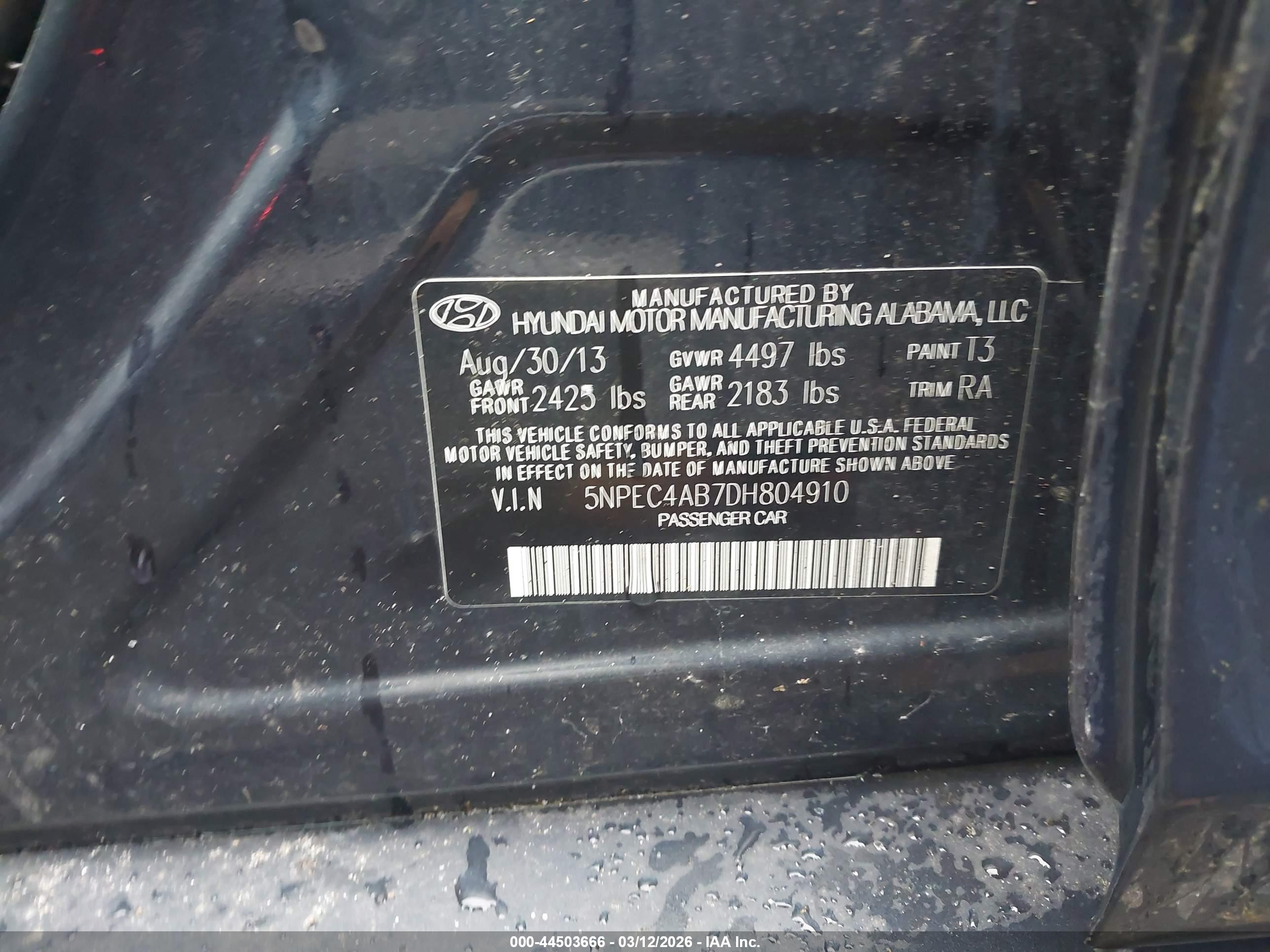 HYUNDAI SONATA image 9