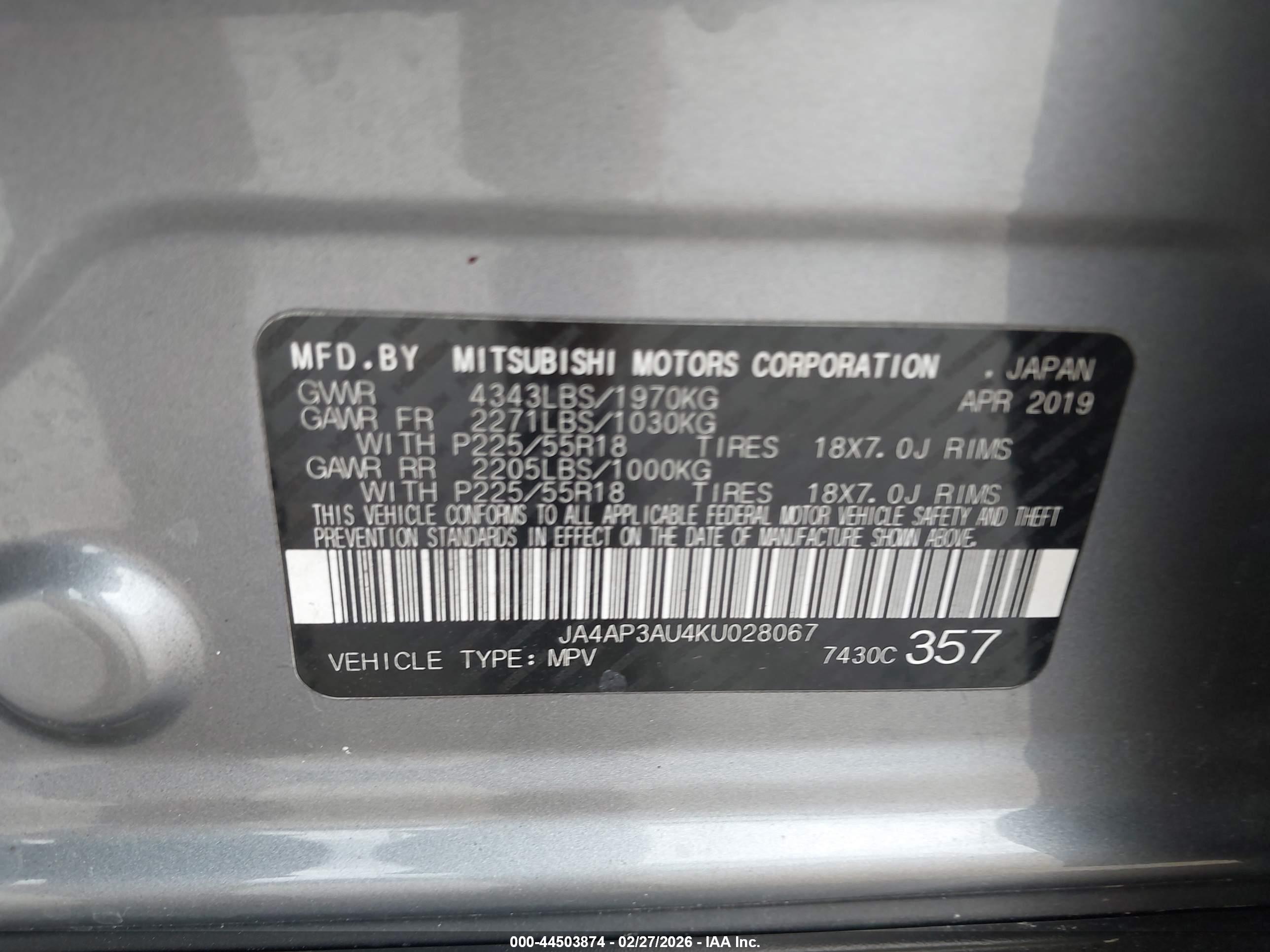 MITSUBISHI OUTLANDER image 9