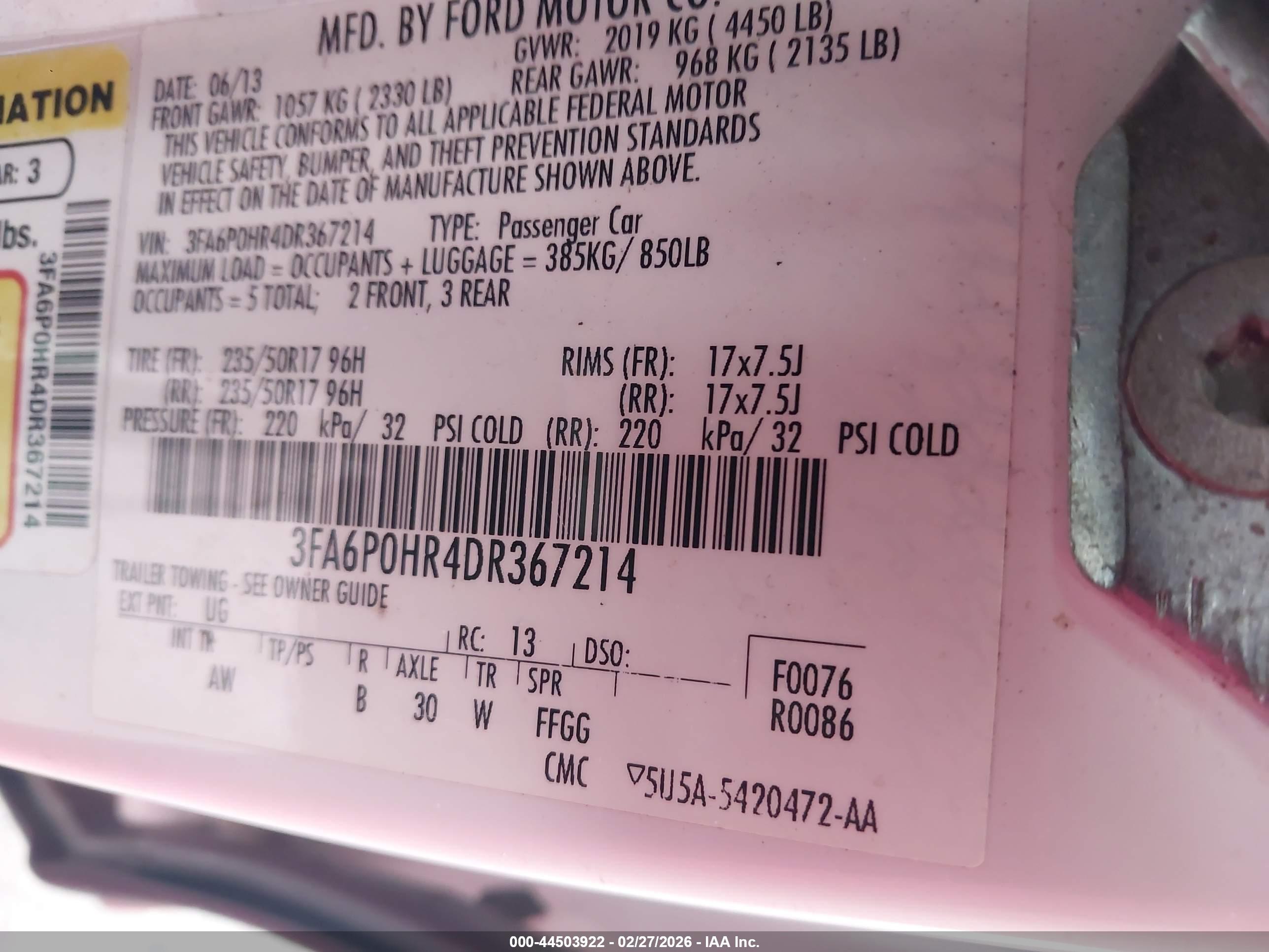FORD FUSION image 9