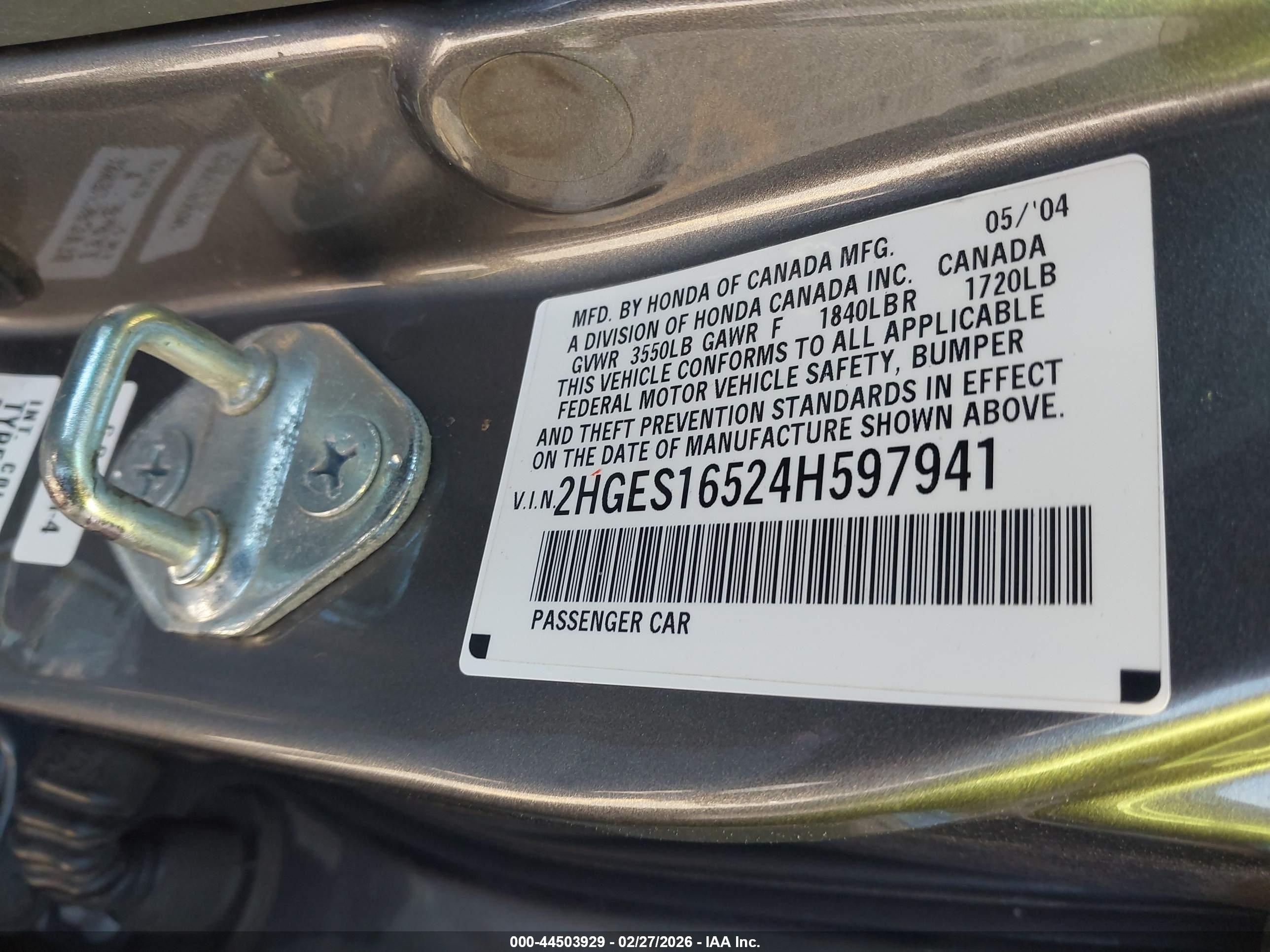 HONDA CIVIC image 9