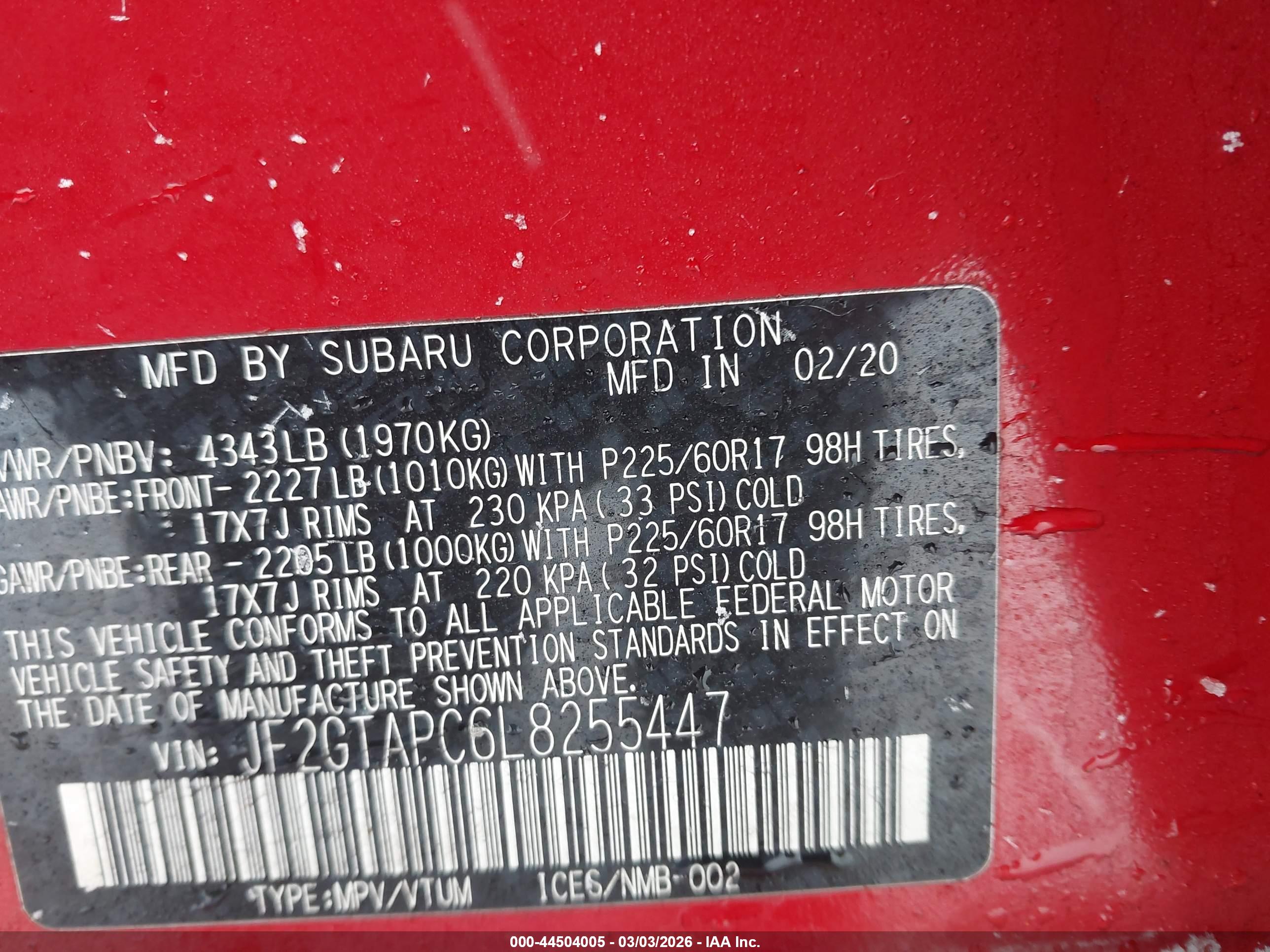 SUBARU CROSSTREK image 9
