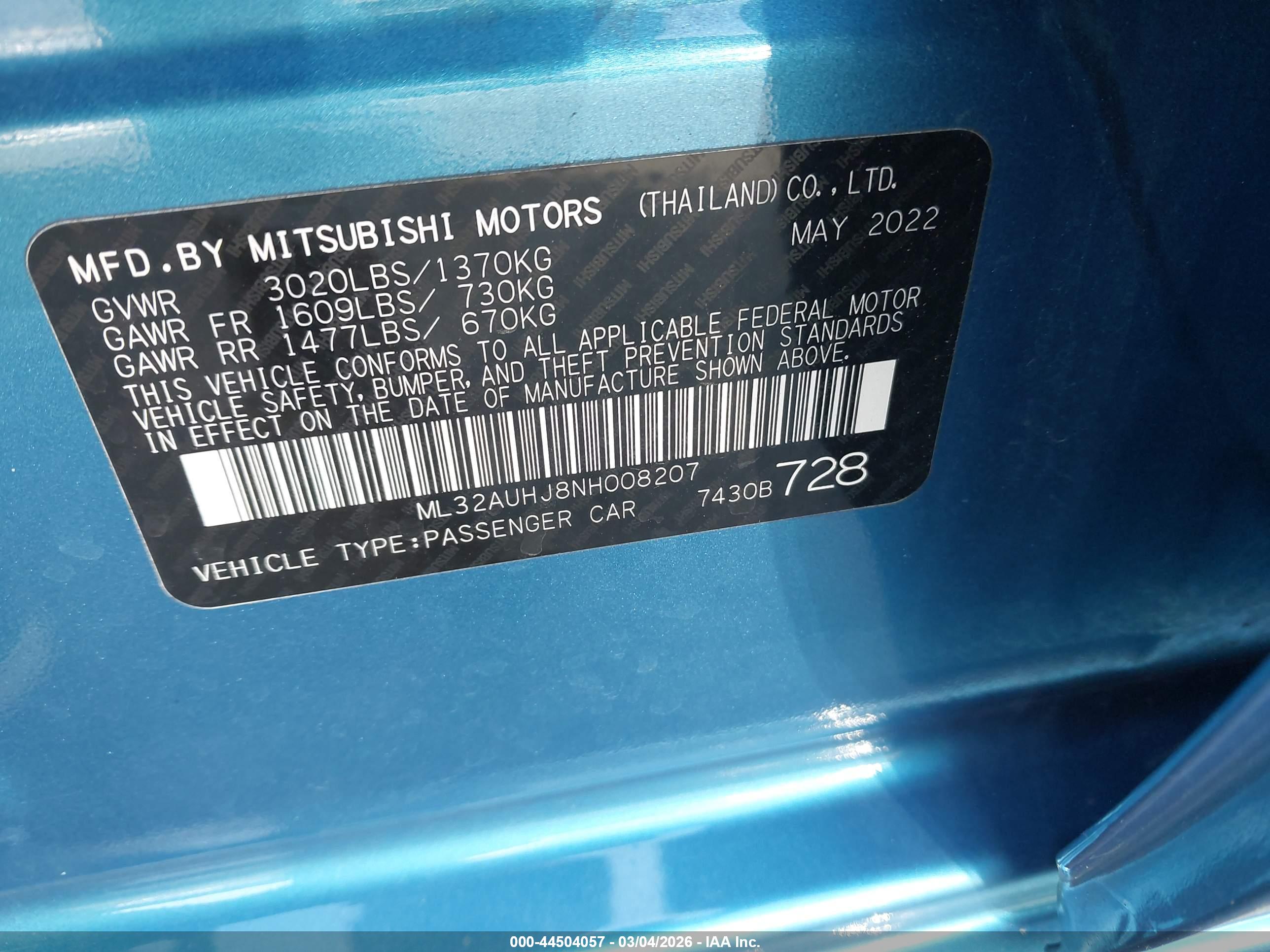 MITSUBISHI MIRAGE image 9