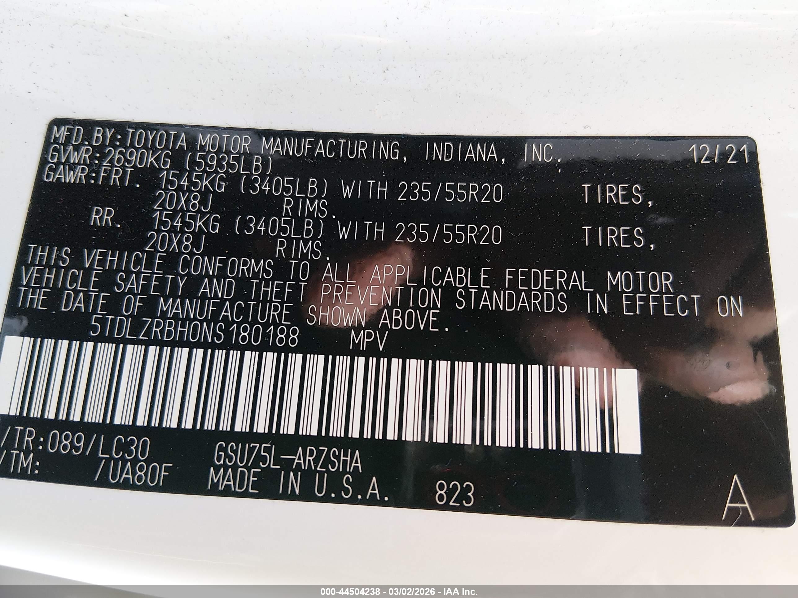 TOYOTA HIGHLANDER image 9