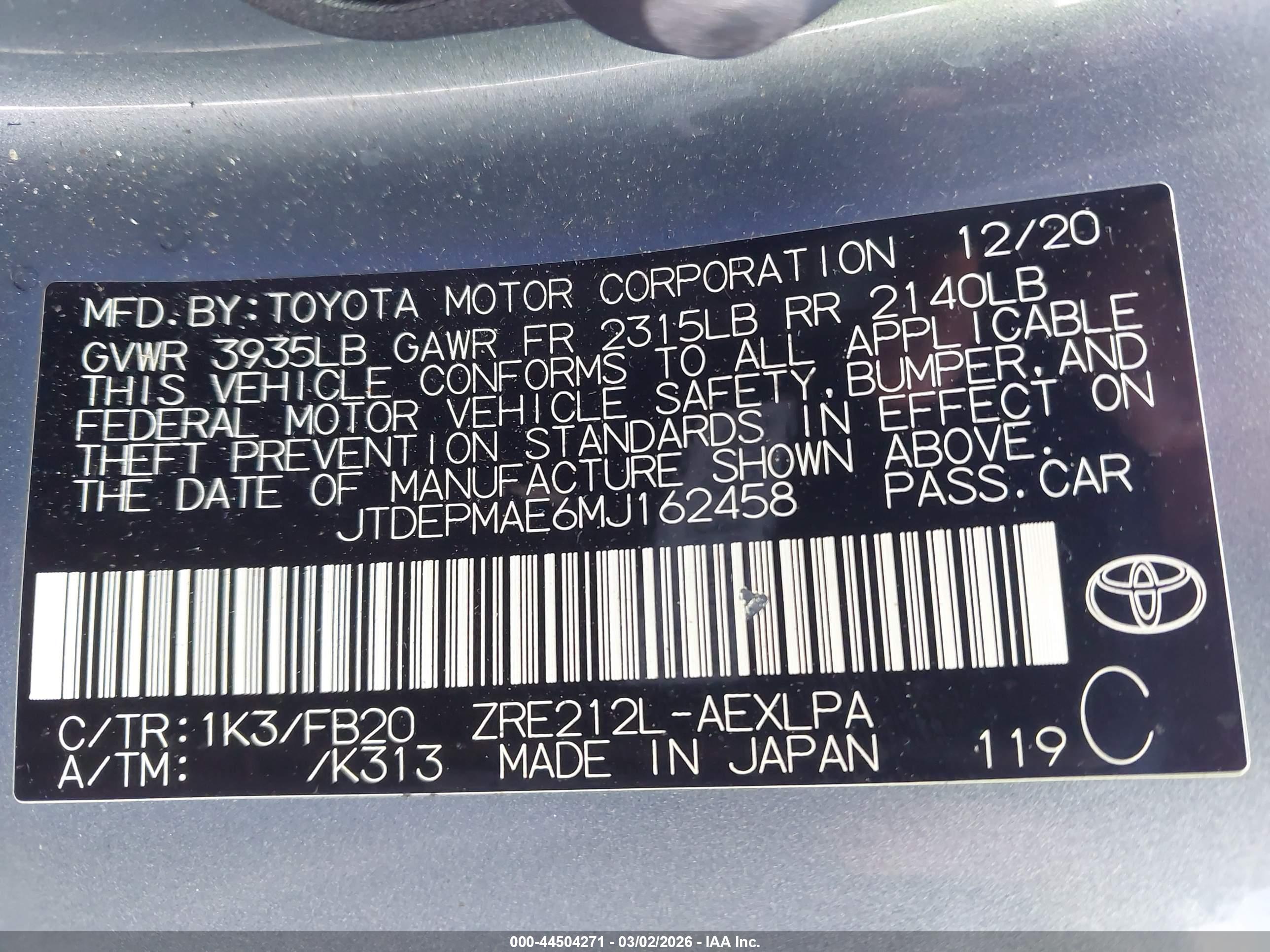 TOYOTA COROLLA image 9