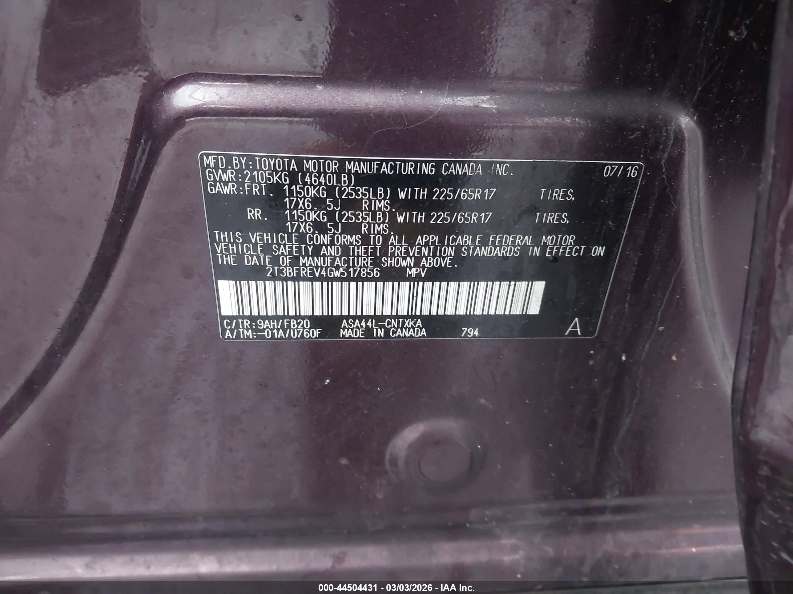 TOYOTA RAV4 image 9