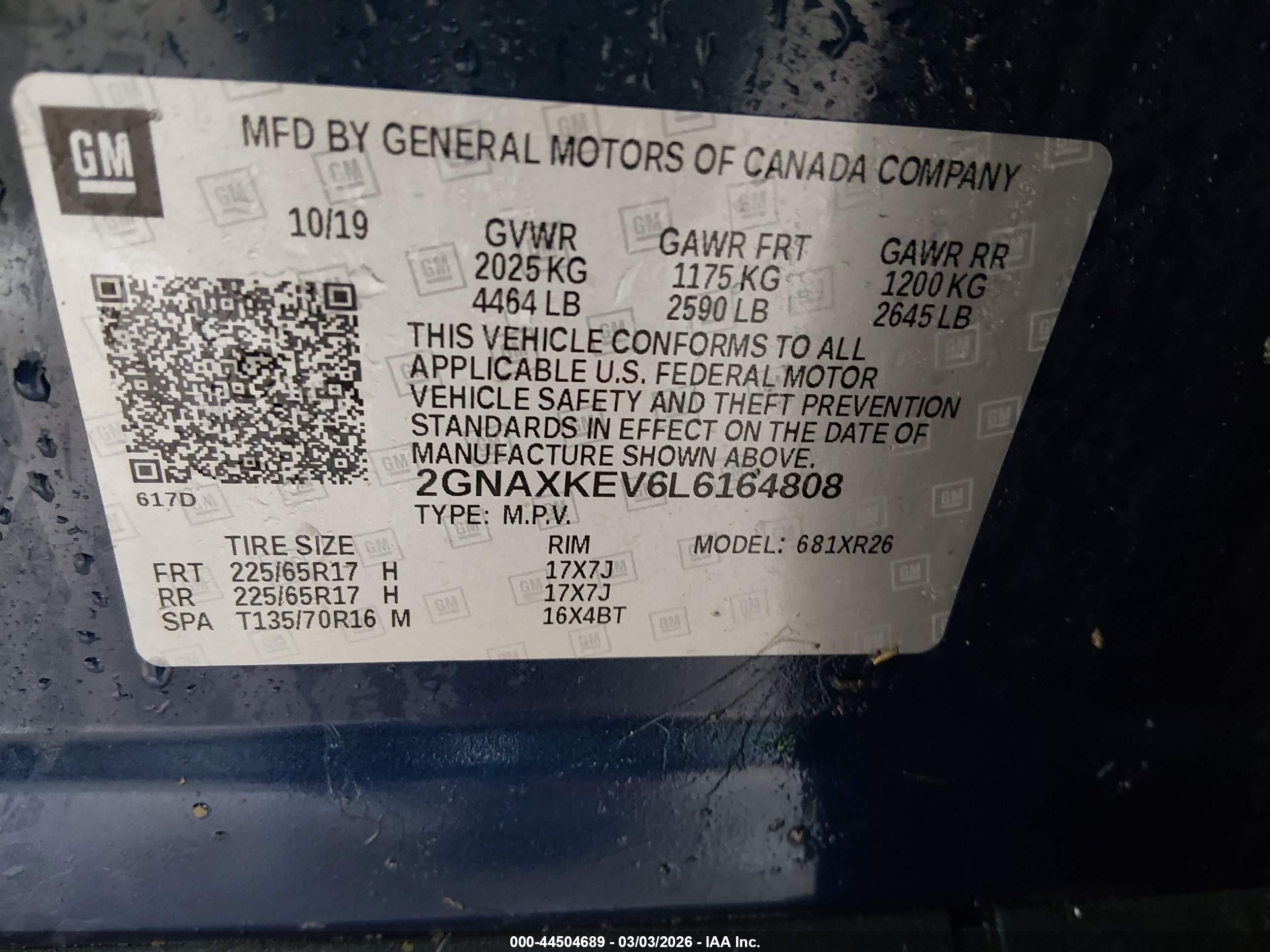 CHEVROLET EQUINOX image 9
