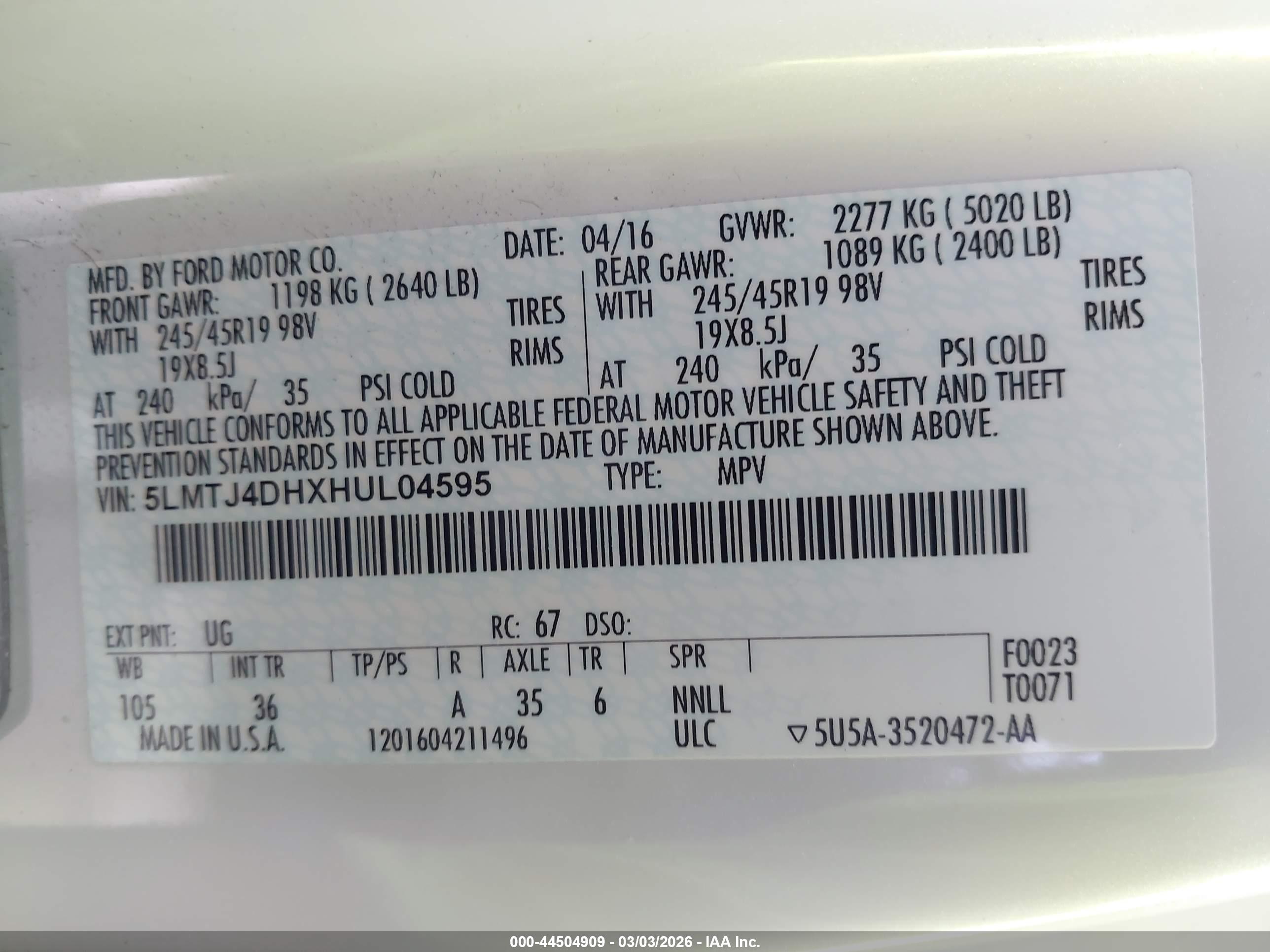 LINCOLN MKC image 9