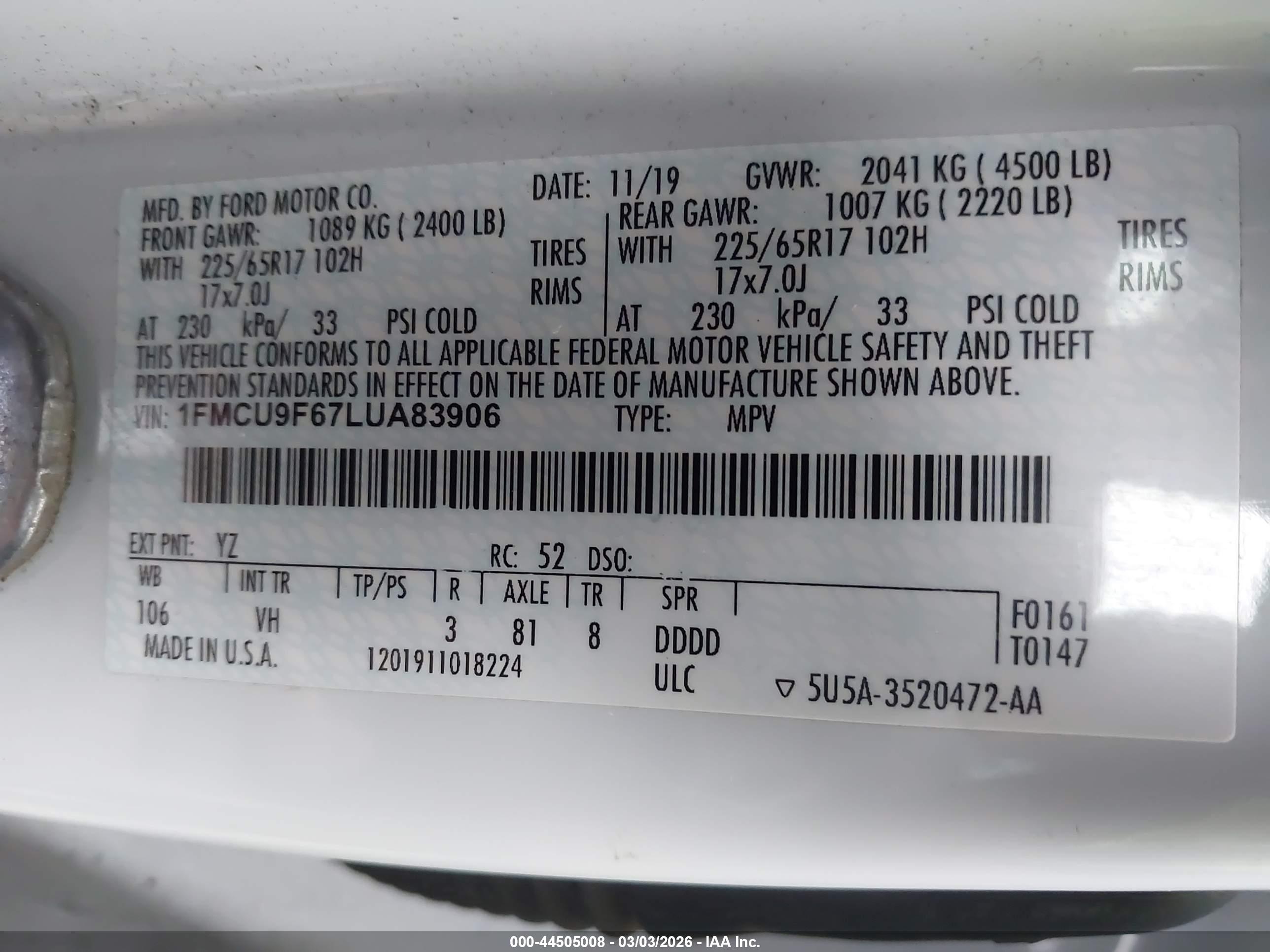 FORD ESCAPE image 9